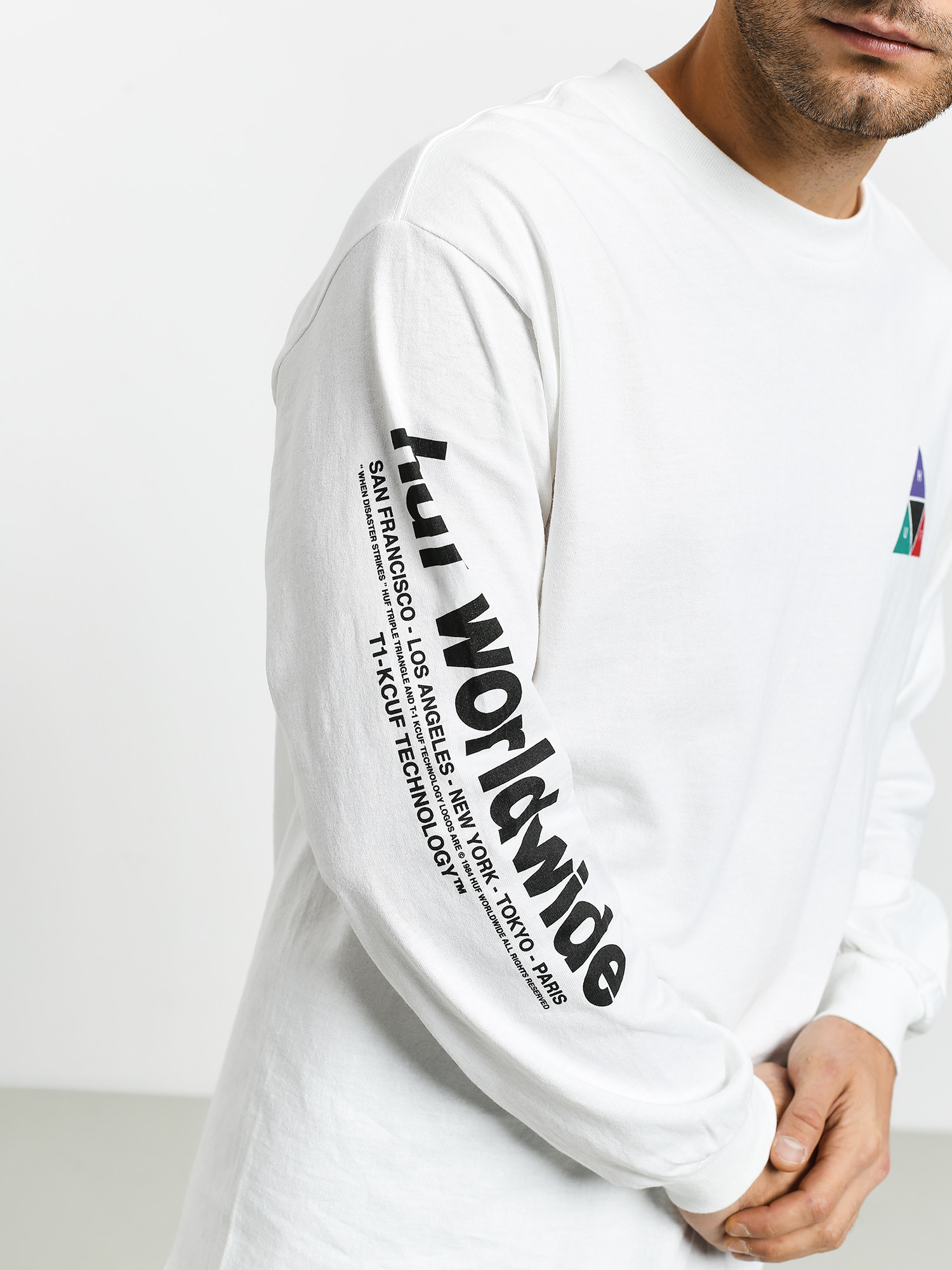 Longsleeve HUF Prism (white)