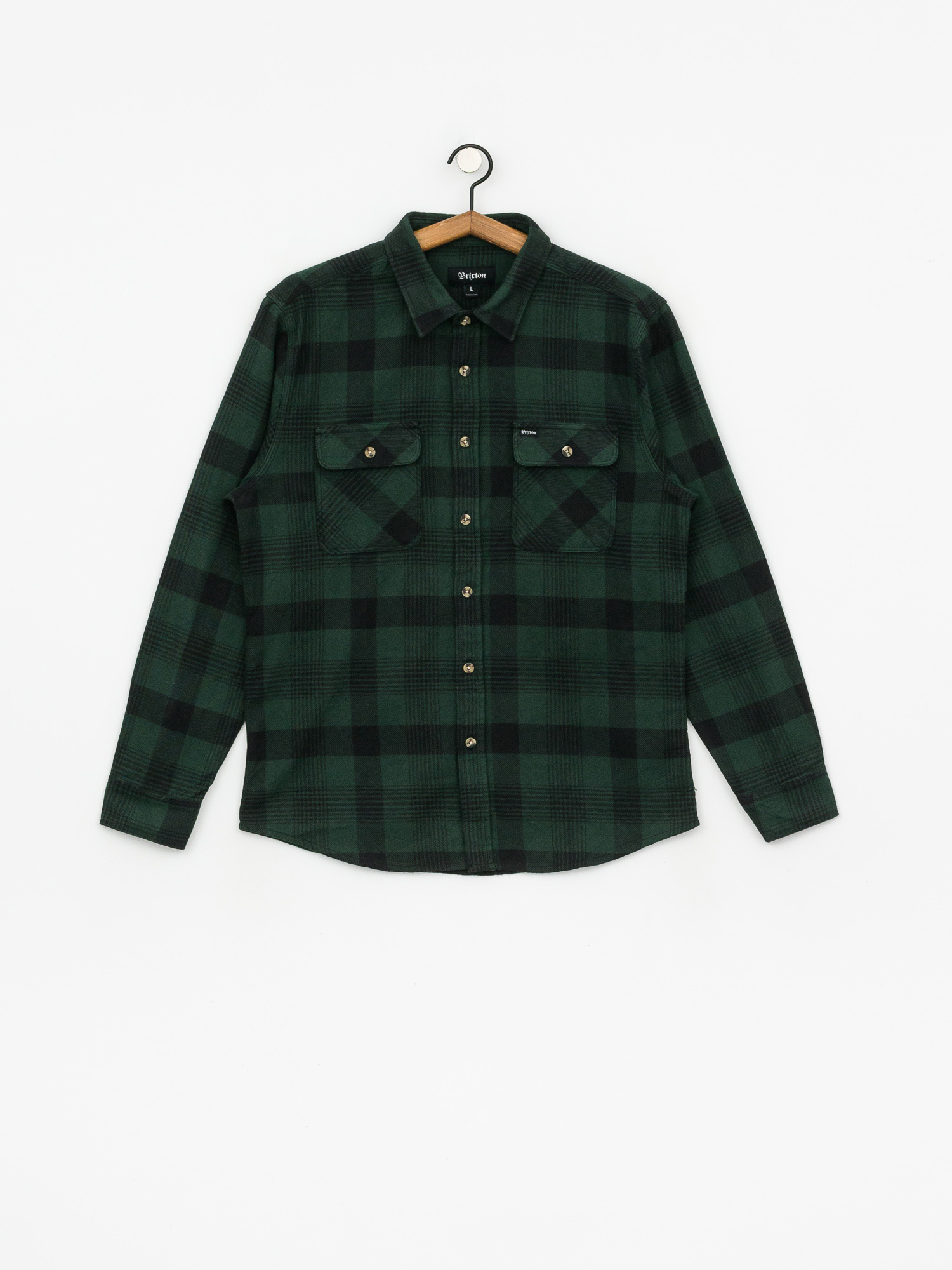 Koszula Brixton Bowery Flannel Ls (black/green)