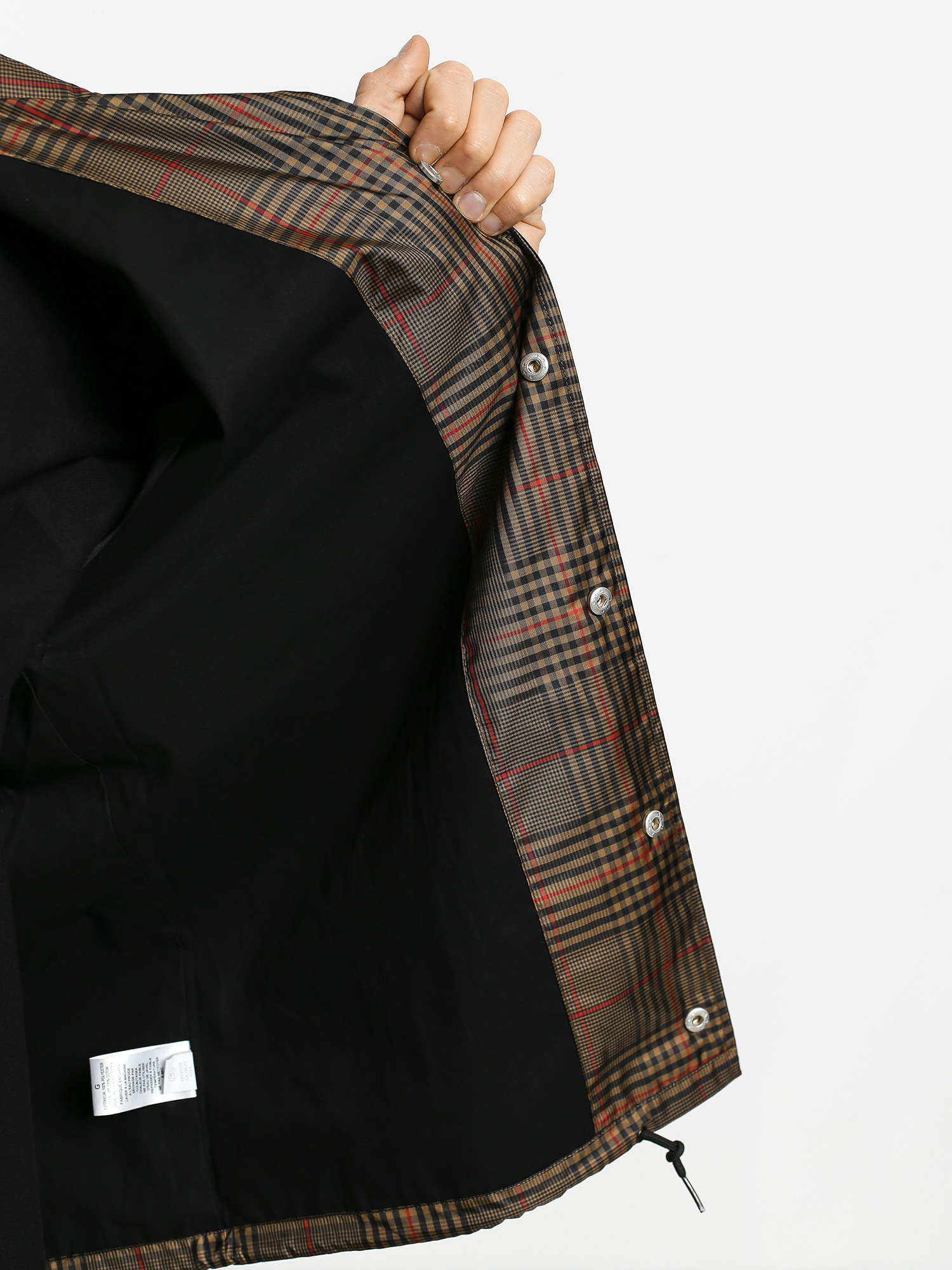 Kurtka Stussy Plaid Coach (brown)