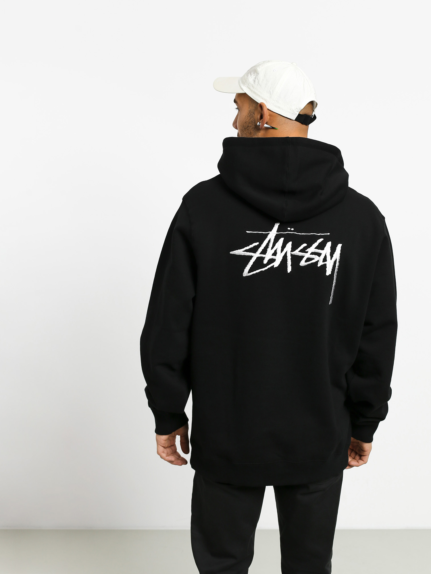 Bluza z kapturem Stussy Stussy App HD (black)