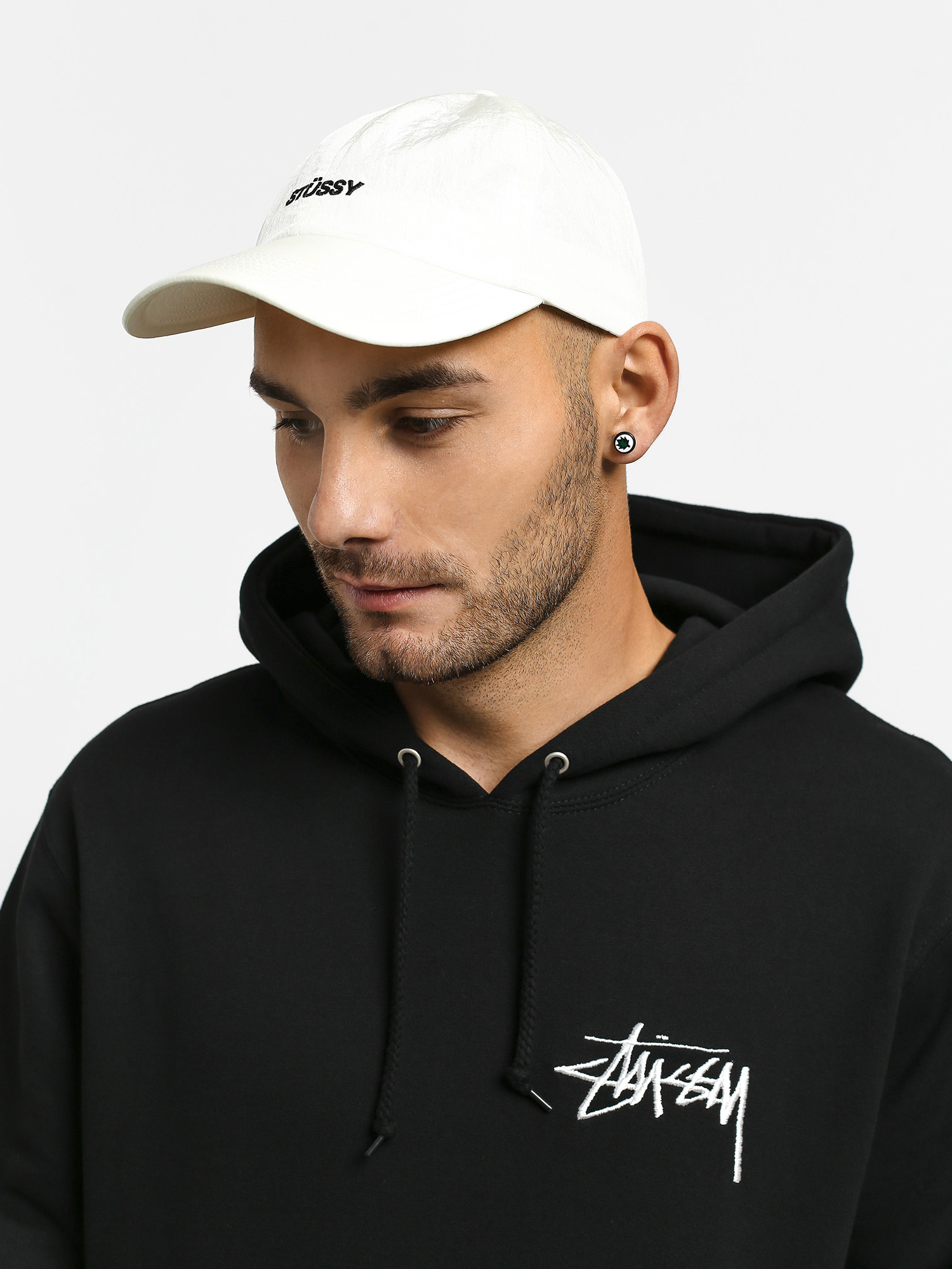 Bluza z kapturem Stussy Stussy App HD (black)