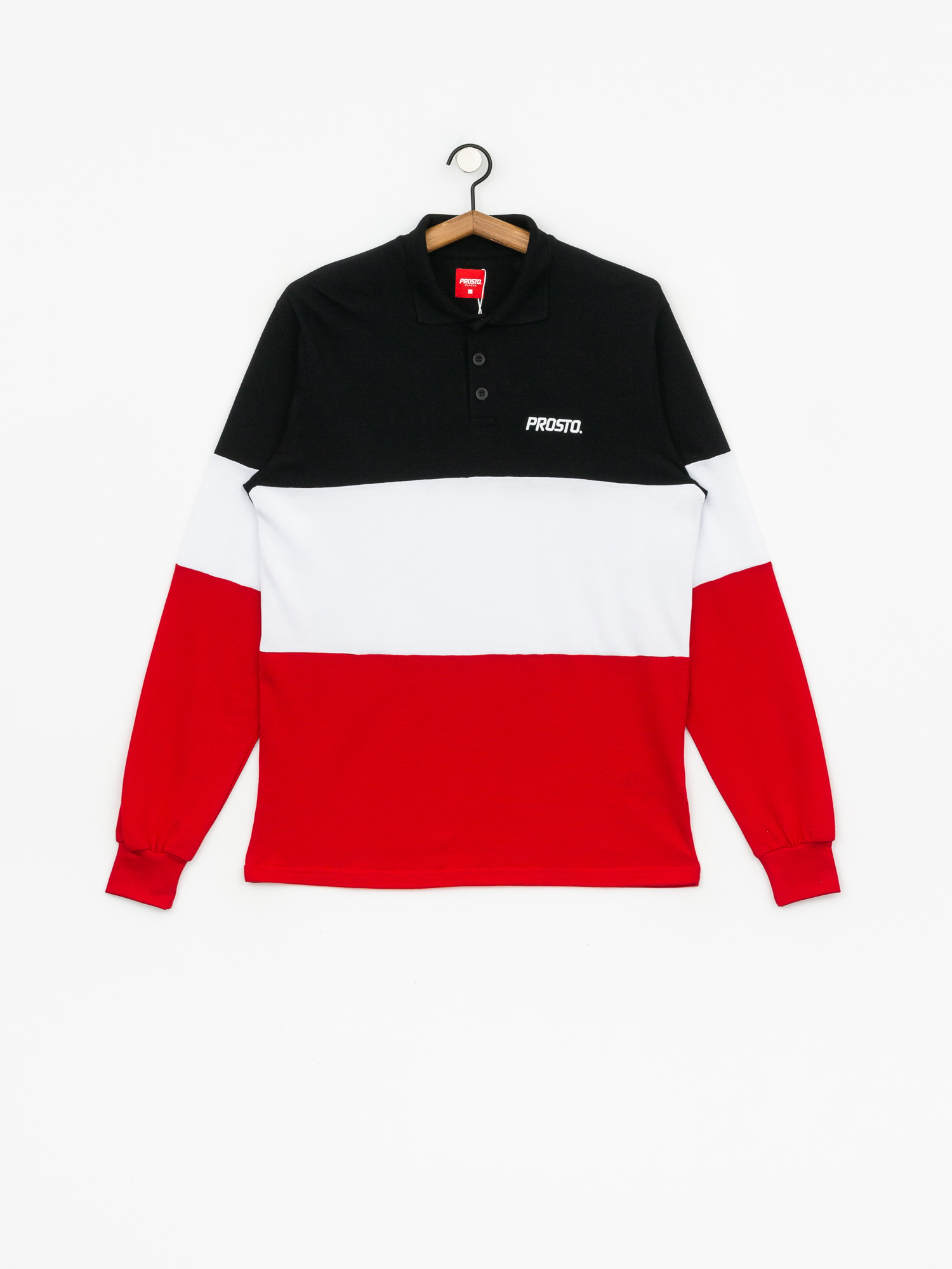 Longsleeve Prosto Polo Malle (black/red)
