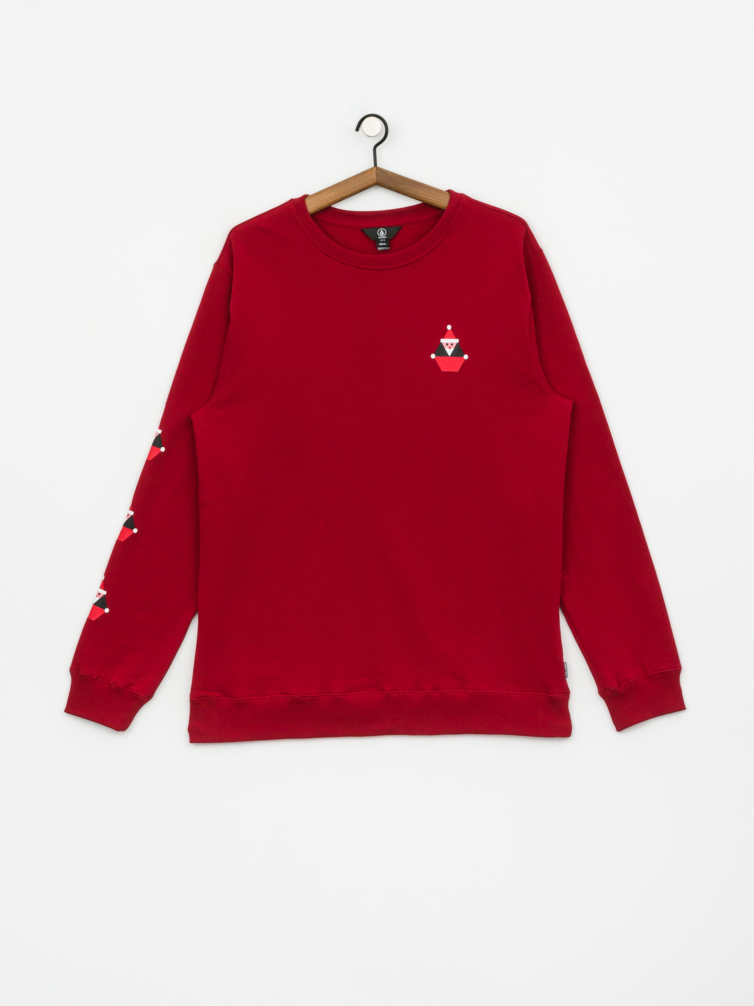Bluza Volcom Santastone Crew Flc (deep red)