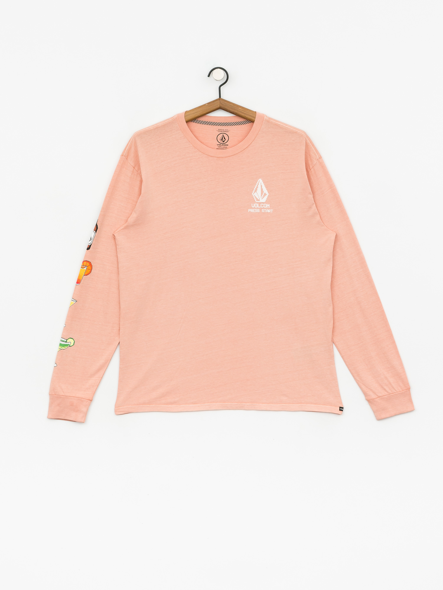 Longsleeve Volcom New High Score (reef pink)