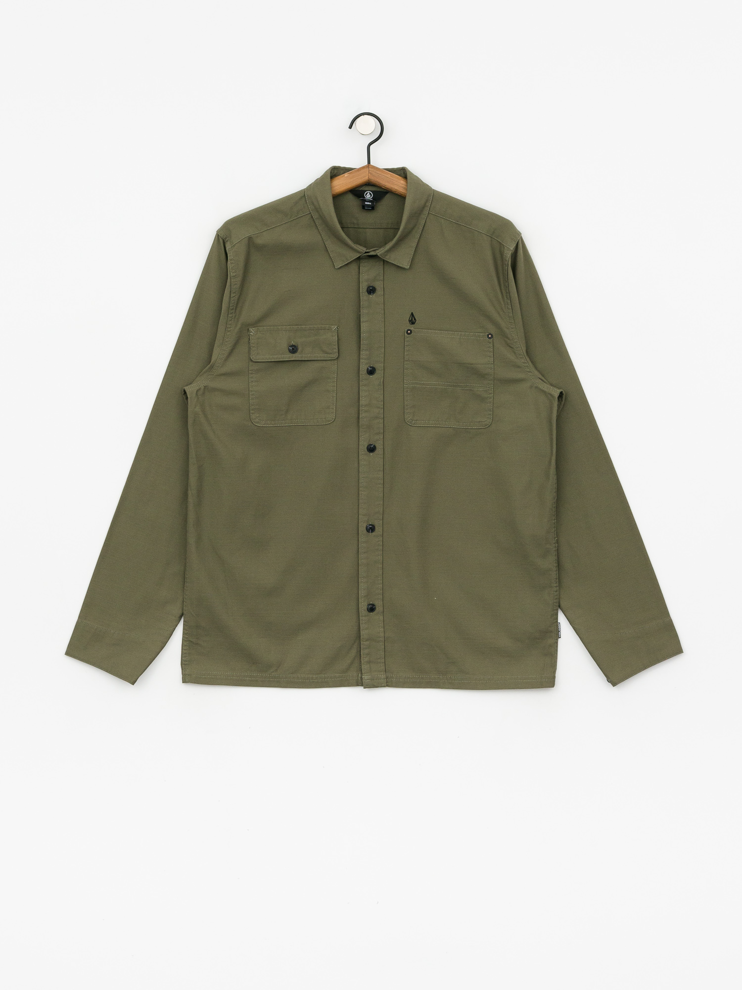 Koszula Volcom Caven Ls (army green combo)