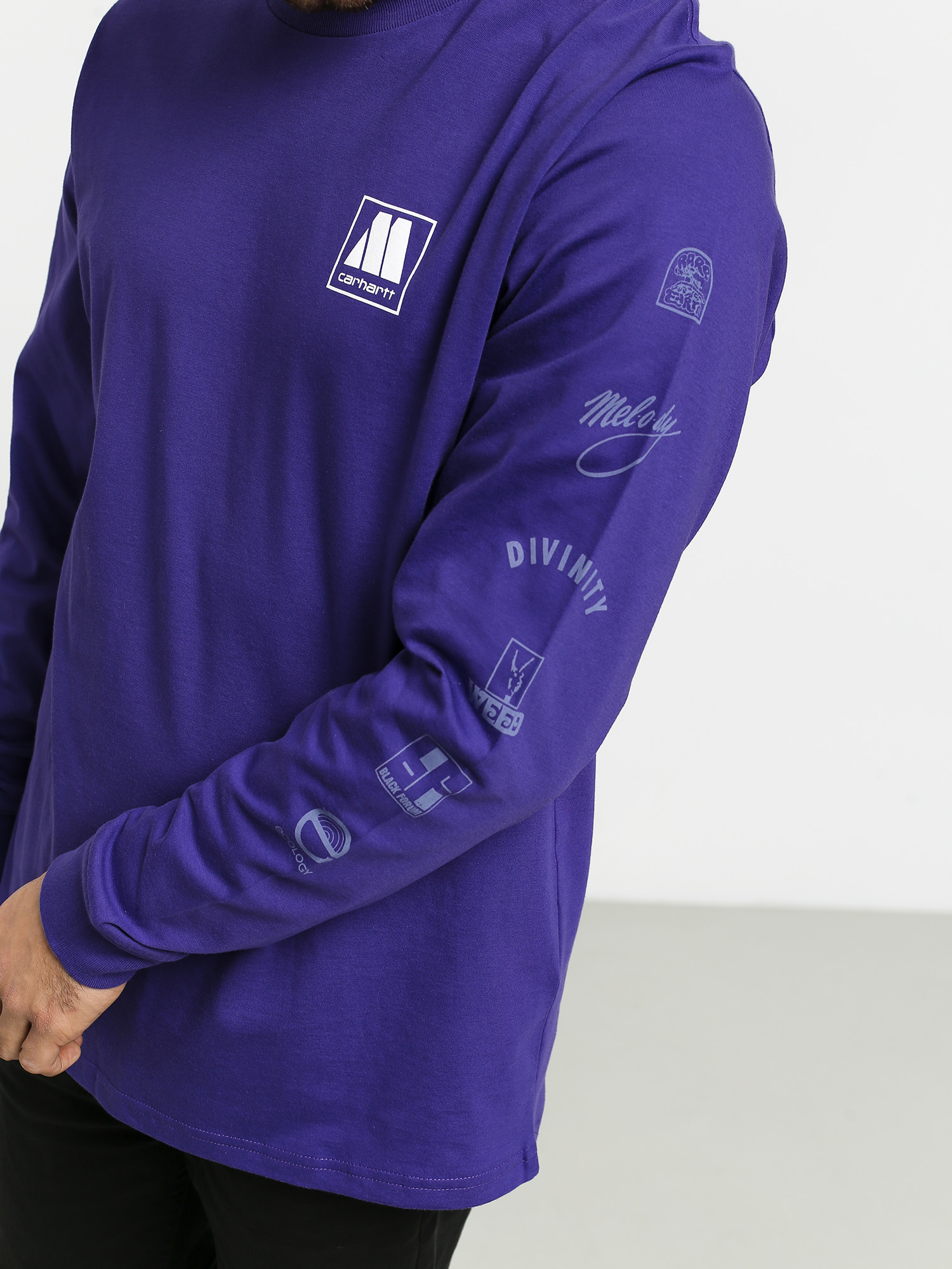 Longsleeve Carhartt WIP Motown Sublabels (prism violet)