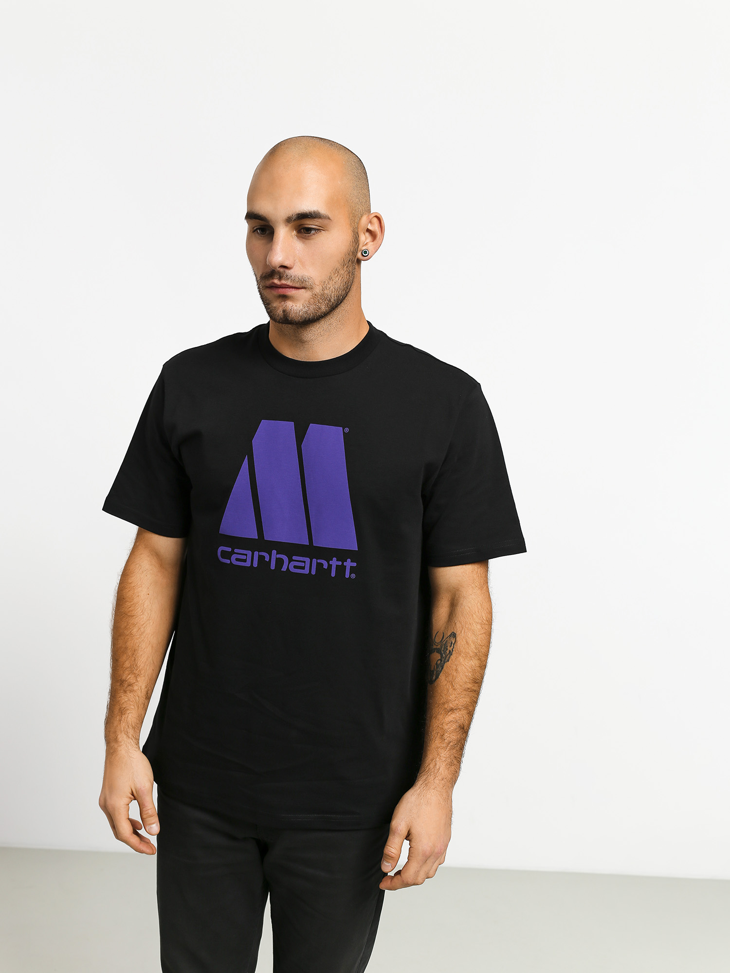 T-shirt Carhartt WIP Motown X Carhartt WIP (black/prism violet)