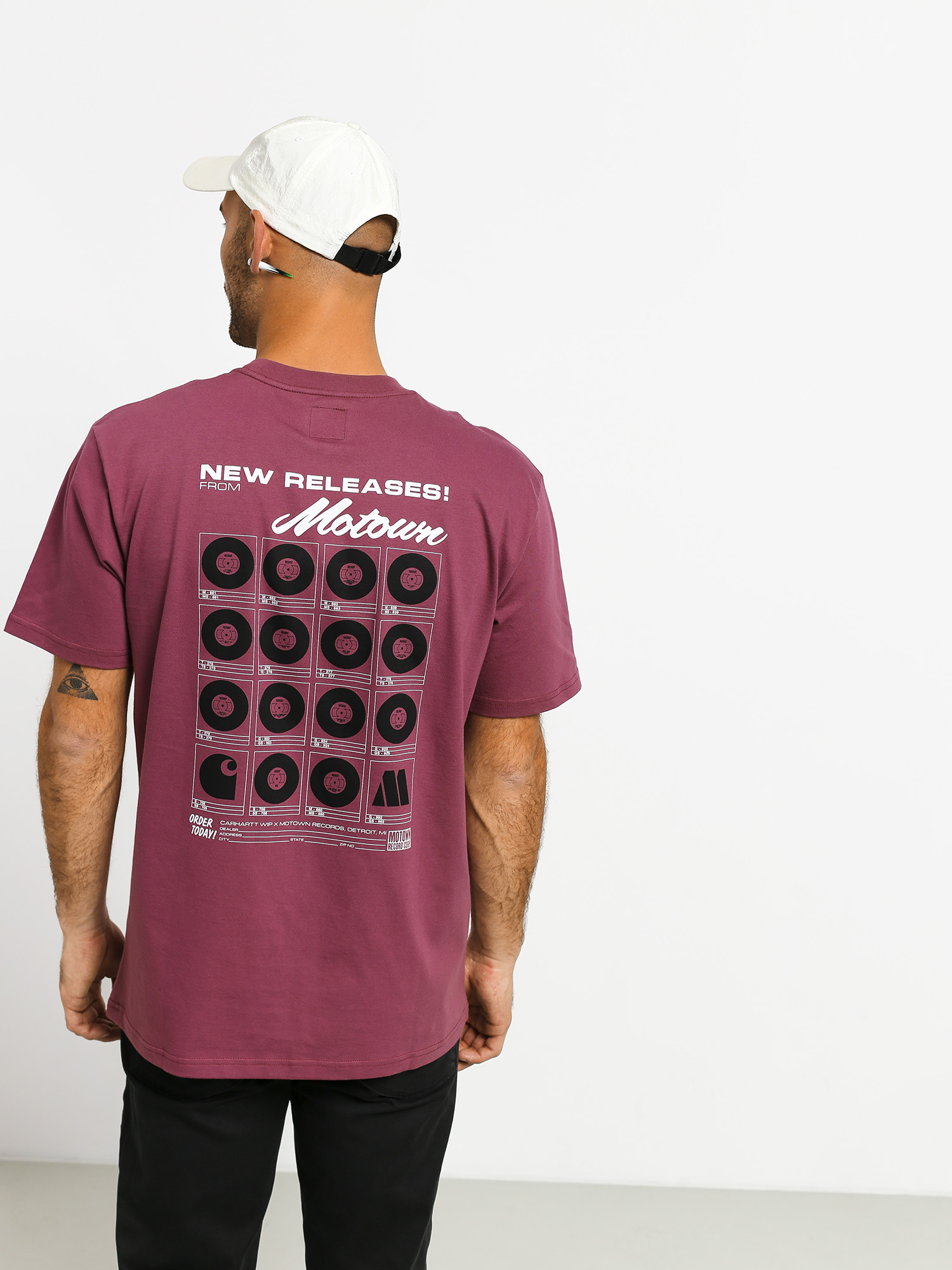 T-shirt Carhartt WIP Motown Orderform (dusty fuchsia)