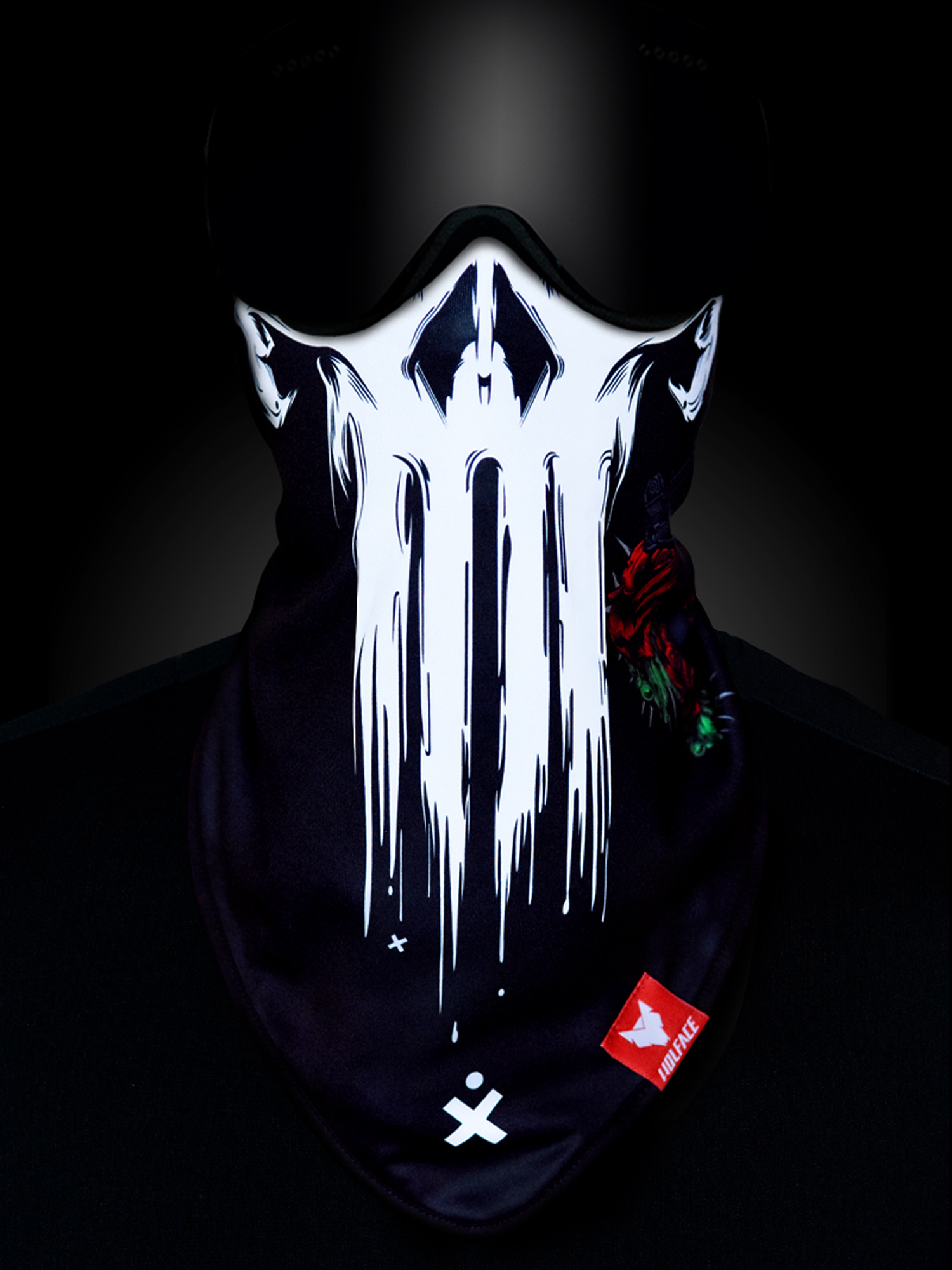 Bandana Wolface Skull Rider