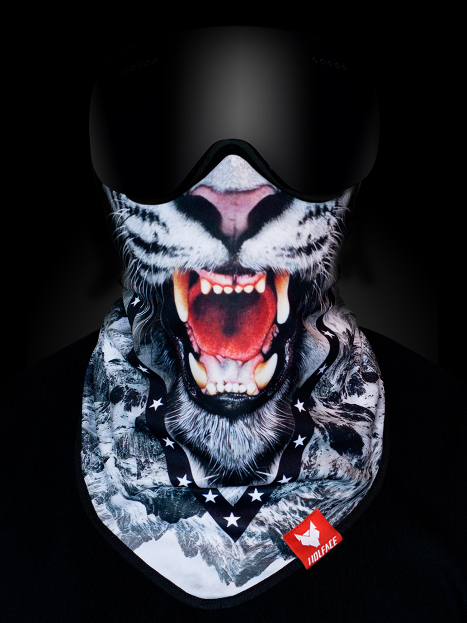 Bandana Wolface Snow Tiger