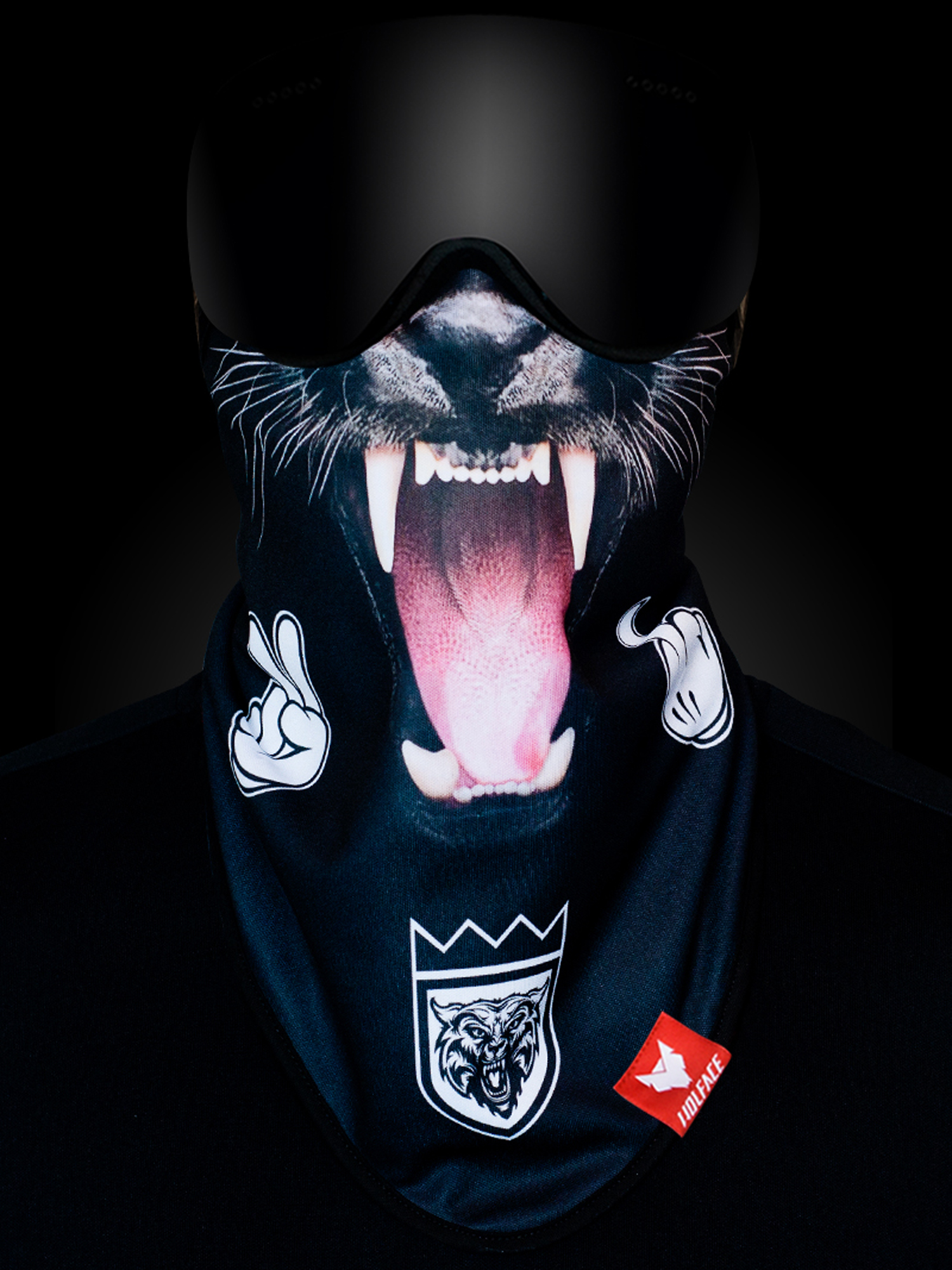 Bandana Wolface Black Panther