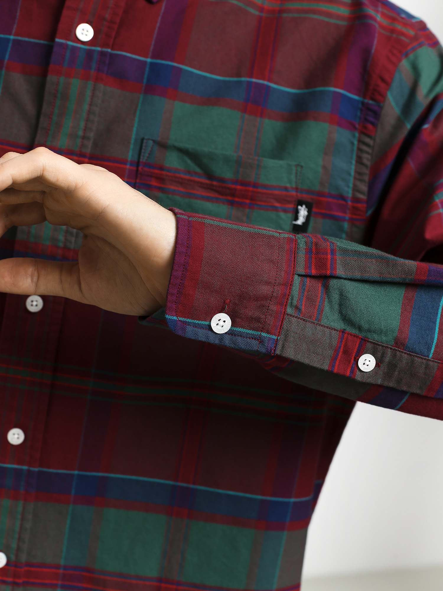 Koszula Stussy Classic Oxford (red plaid)