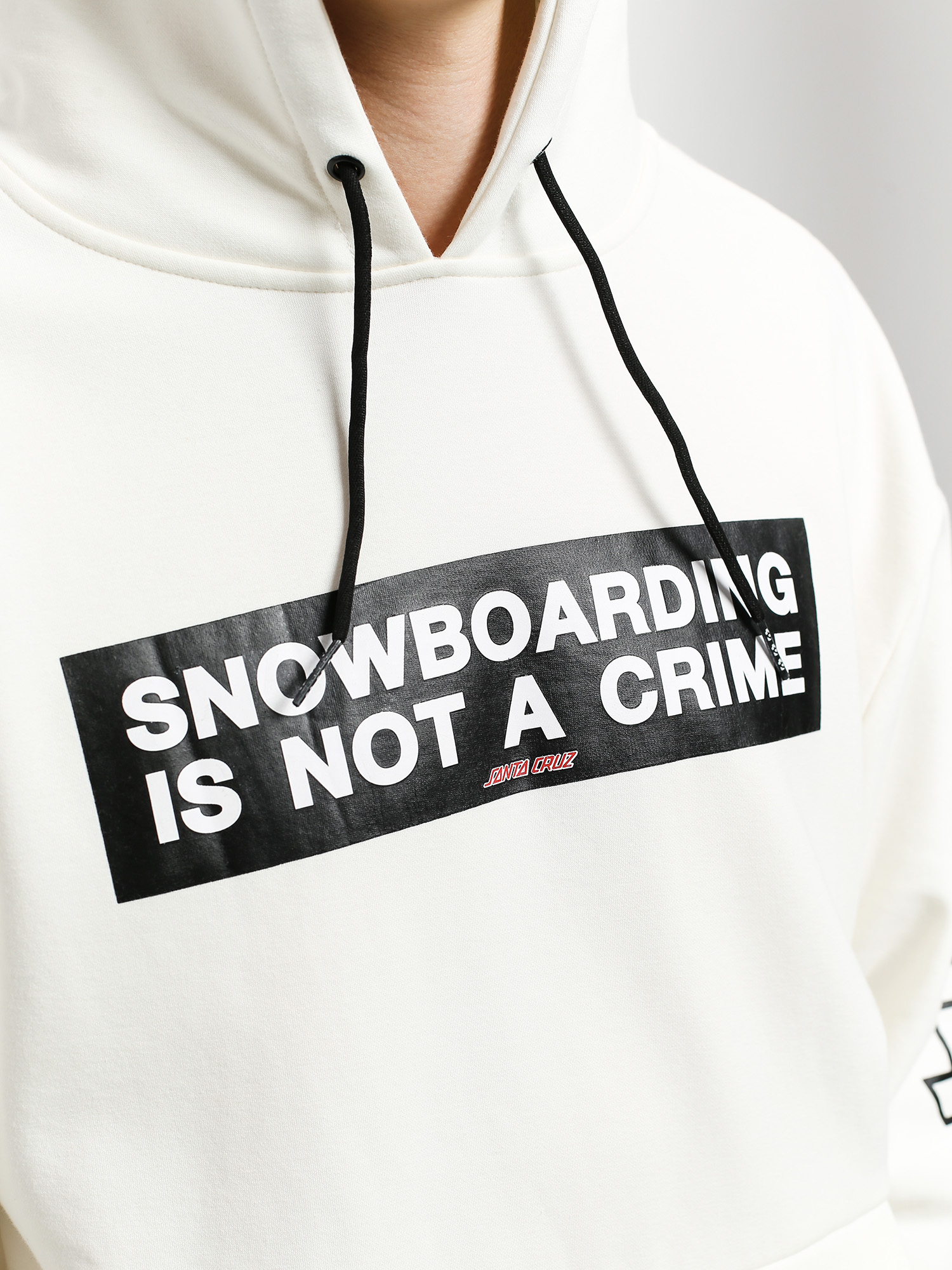 Męska Bluza z kapturem ThirtyTwo Santa Cruz HD (white)