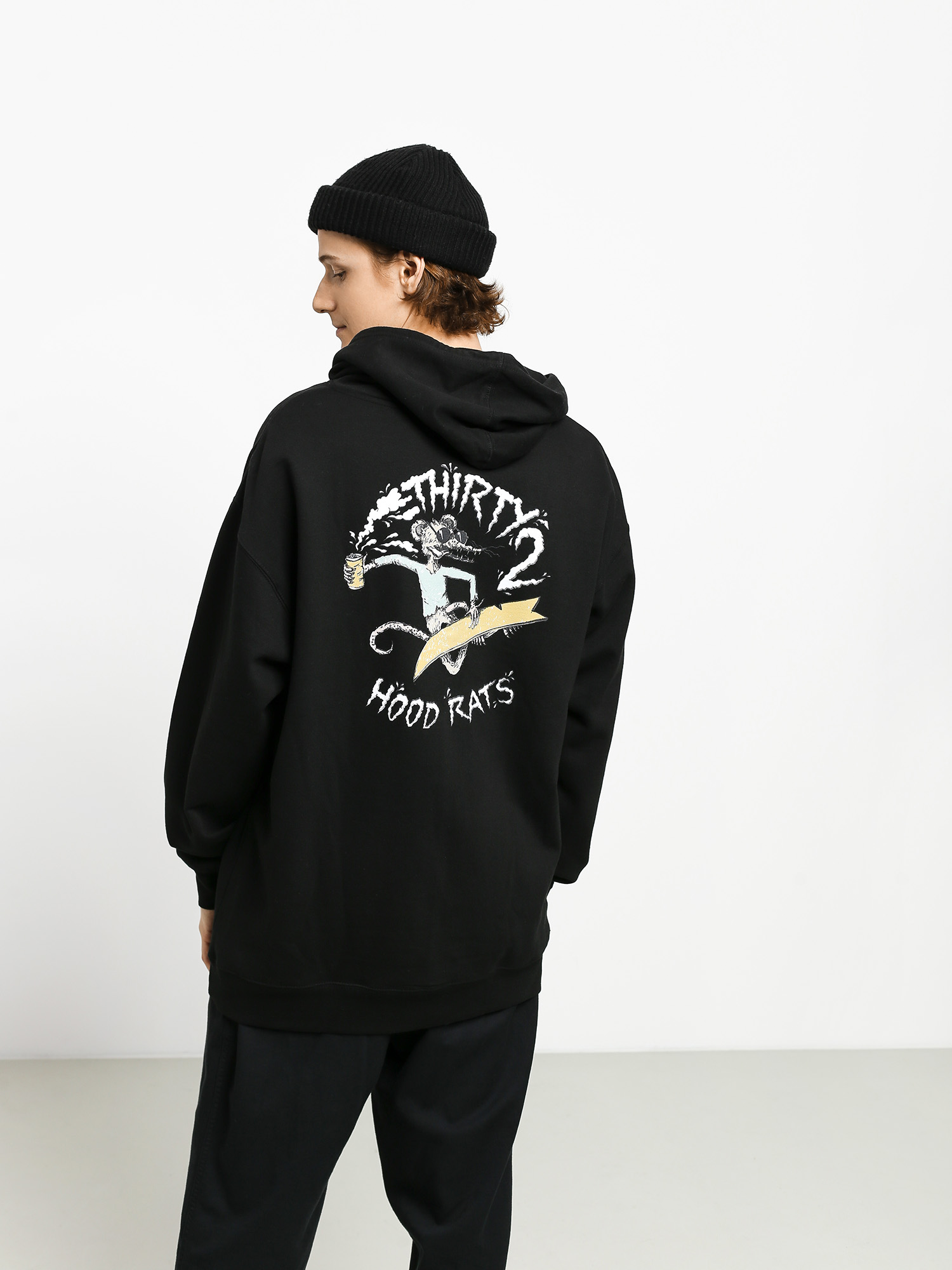 Męska Bluza z kapturem ThirtyTwo Hoodrats Method HD (black)