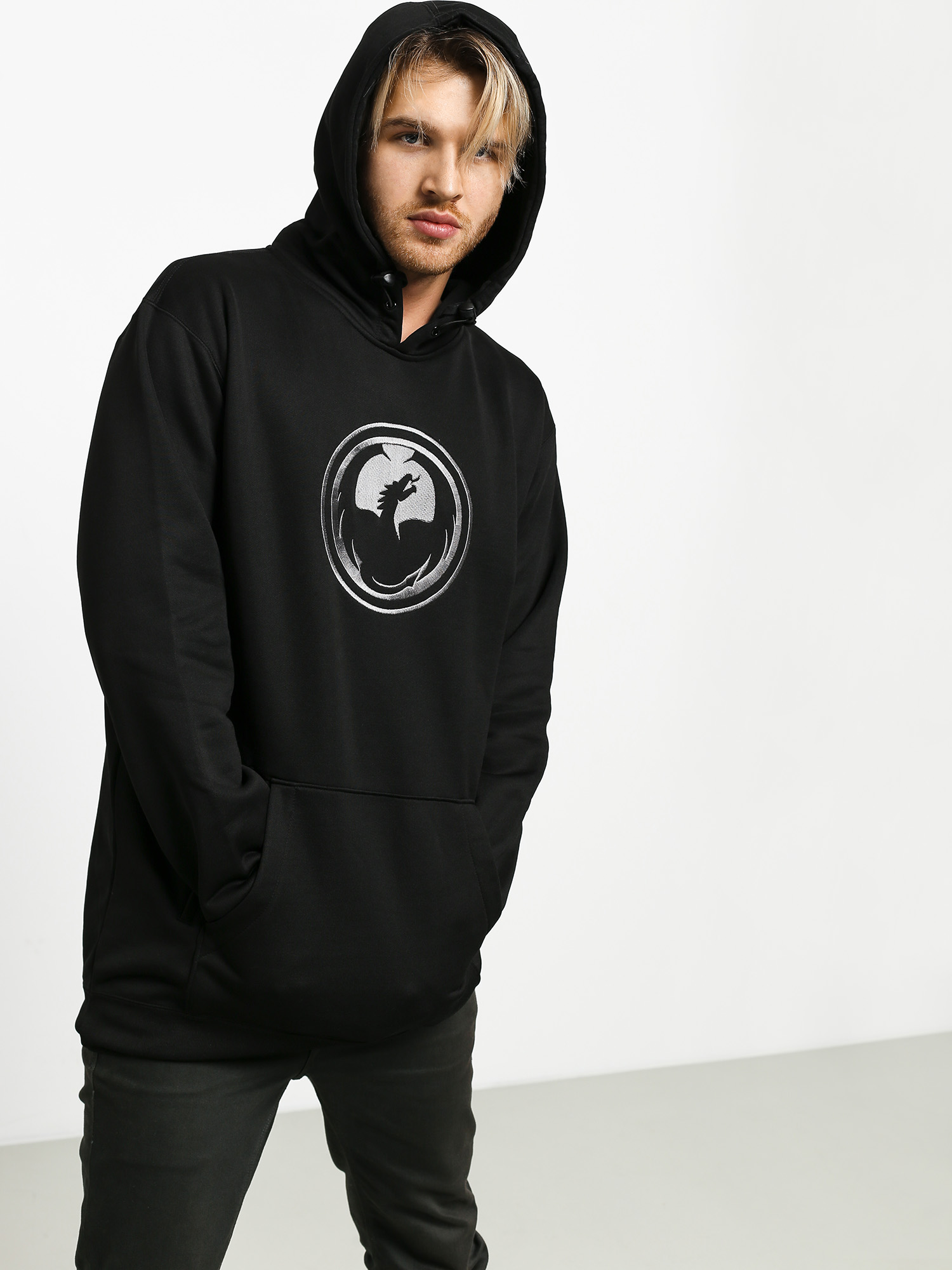 Bluza z kapturem Dragon Icon Hydro HD (black)
