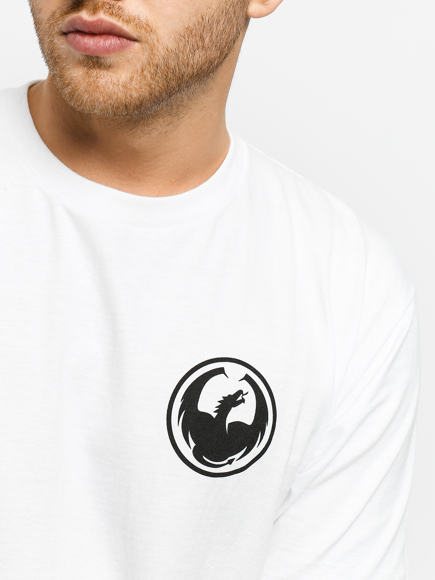 T-shirt Dragon Icon Staple Line (white)