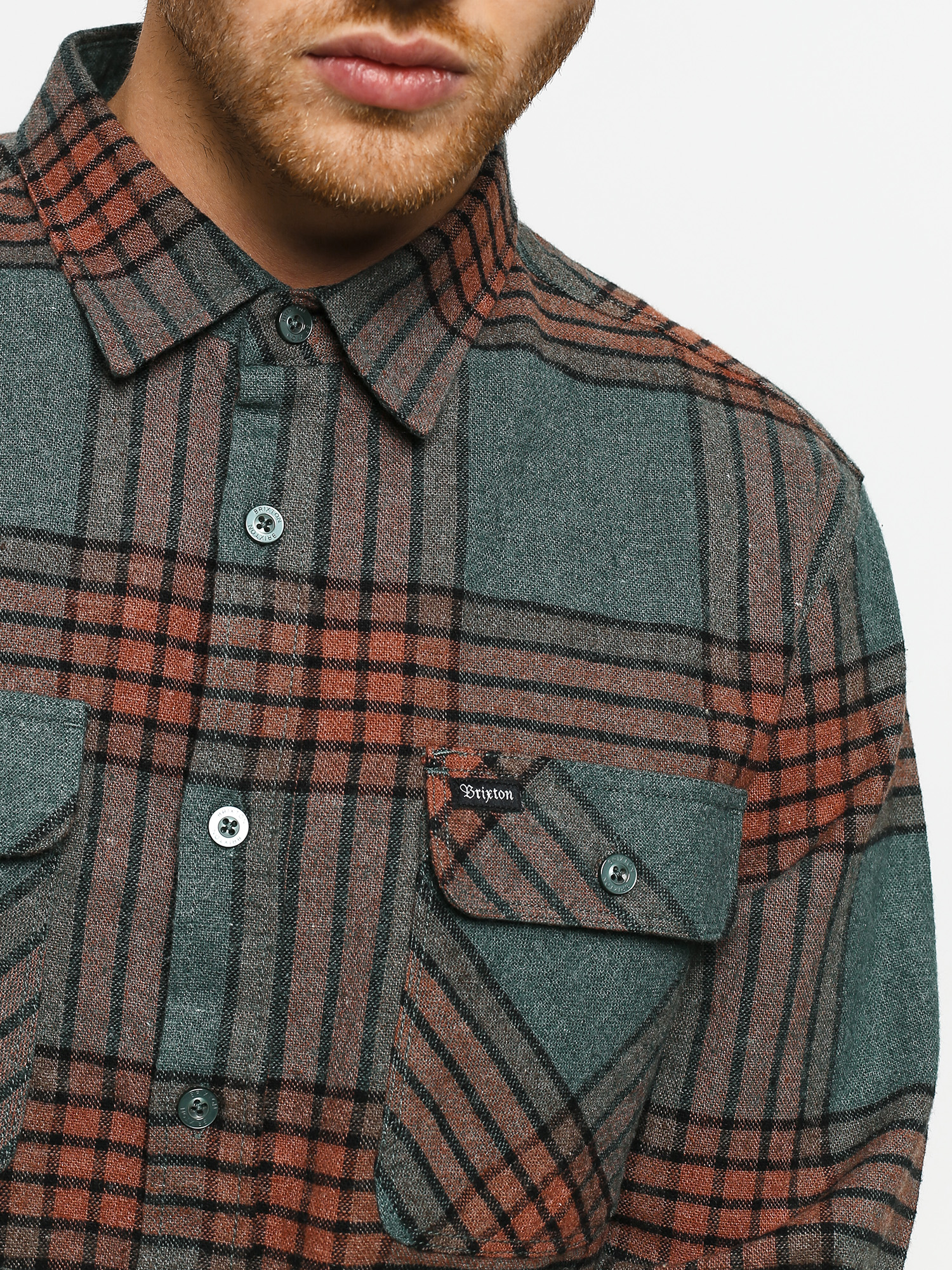Koszula Brixton Bowery Flannel Ls (blue haze)
