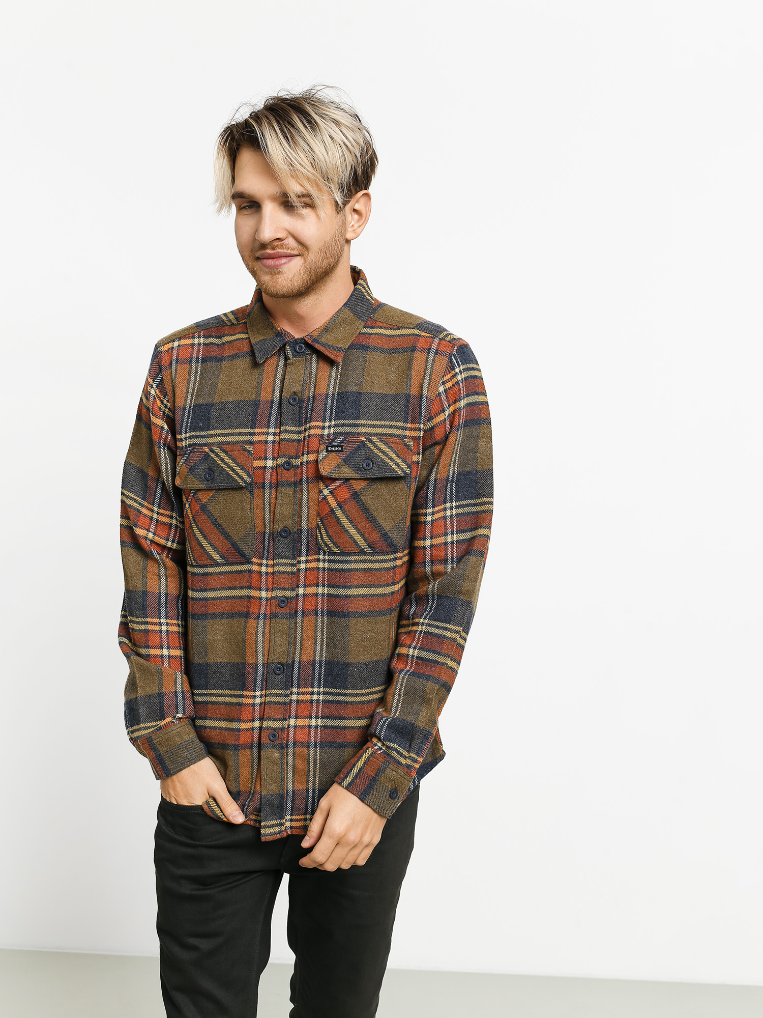 Koszula Brixton Bowery Flannel Ls (sage)