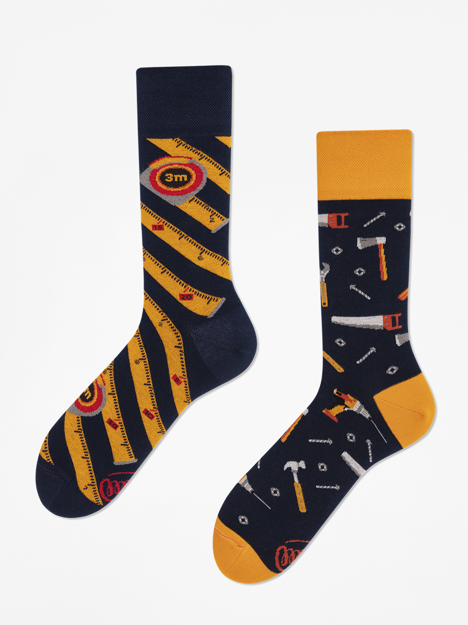 Skarpetki Many Mornings The Handyman (navy/yellow)