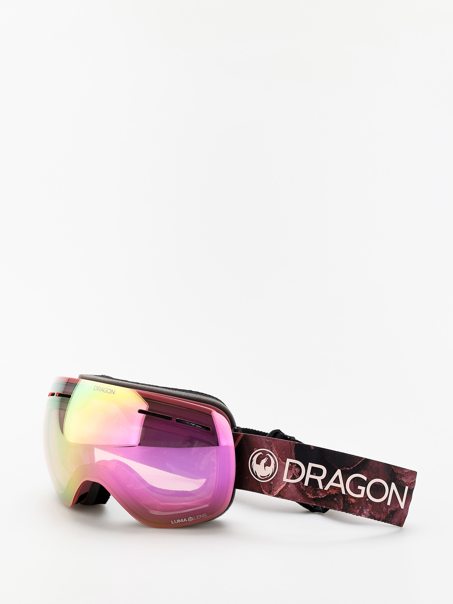 Gogle Dragon X1s (rose/lumalens pink ion/lumalens dark smoke)