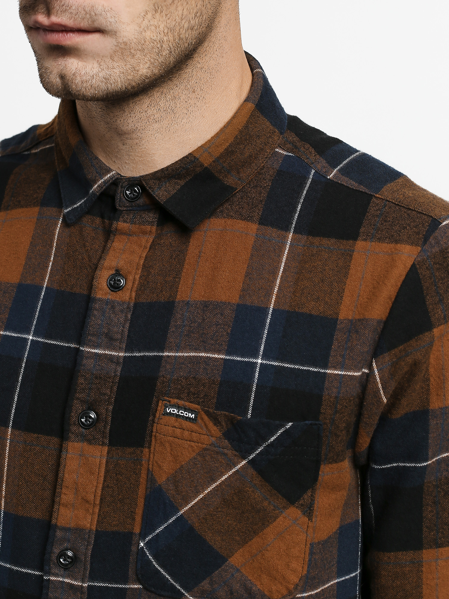 Koszula Volcom Caden Plaid Ls (bison)