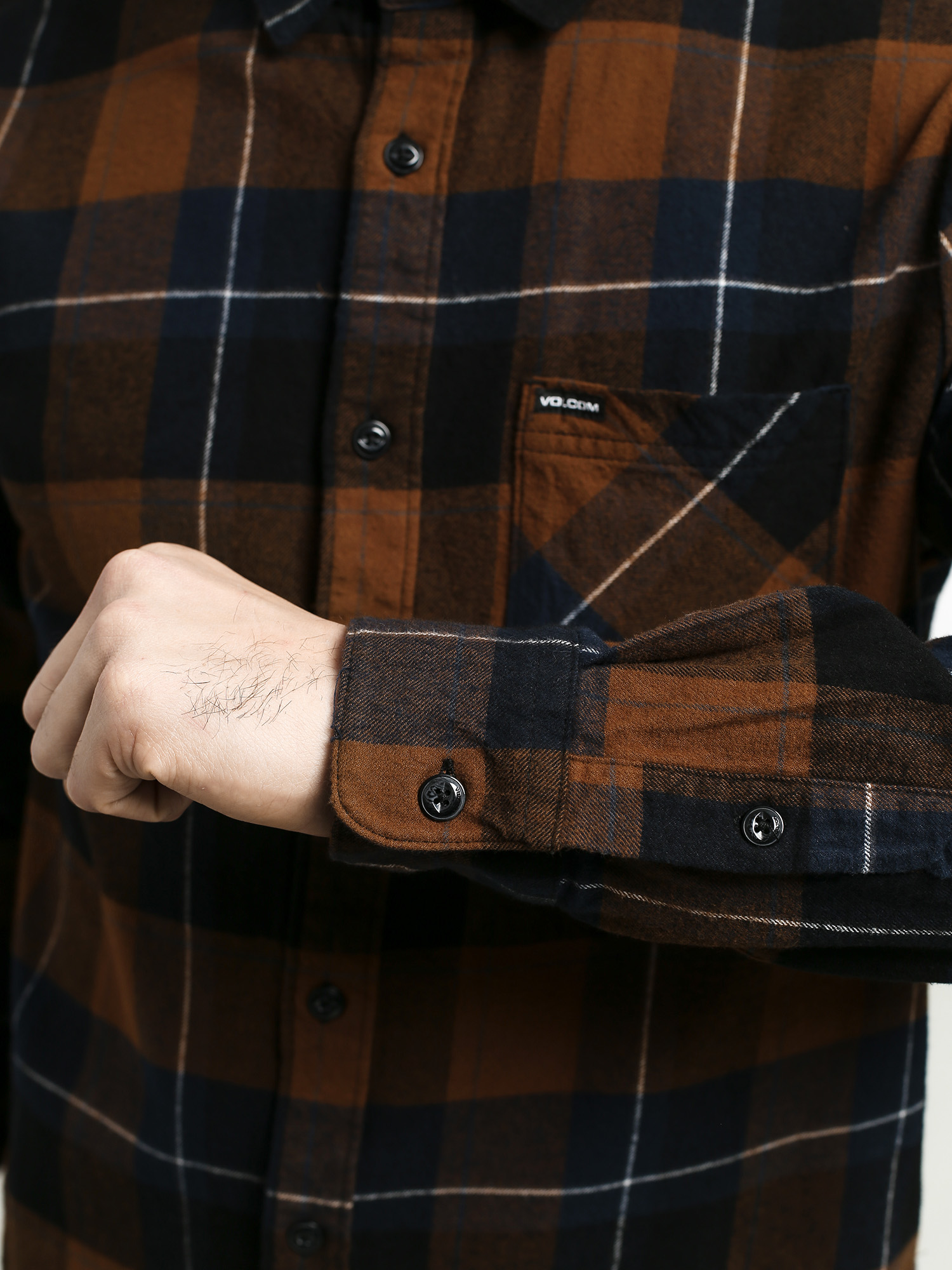 Koszula Volcom Caden Plaid Ls (bison)