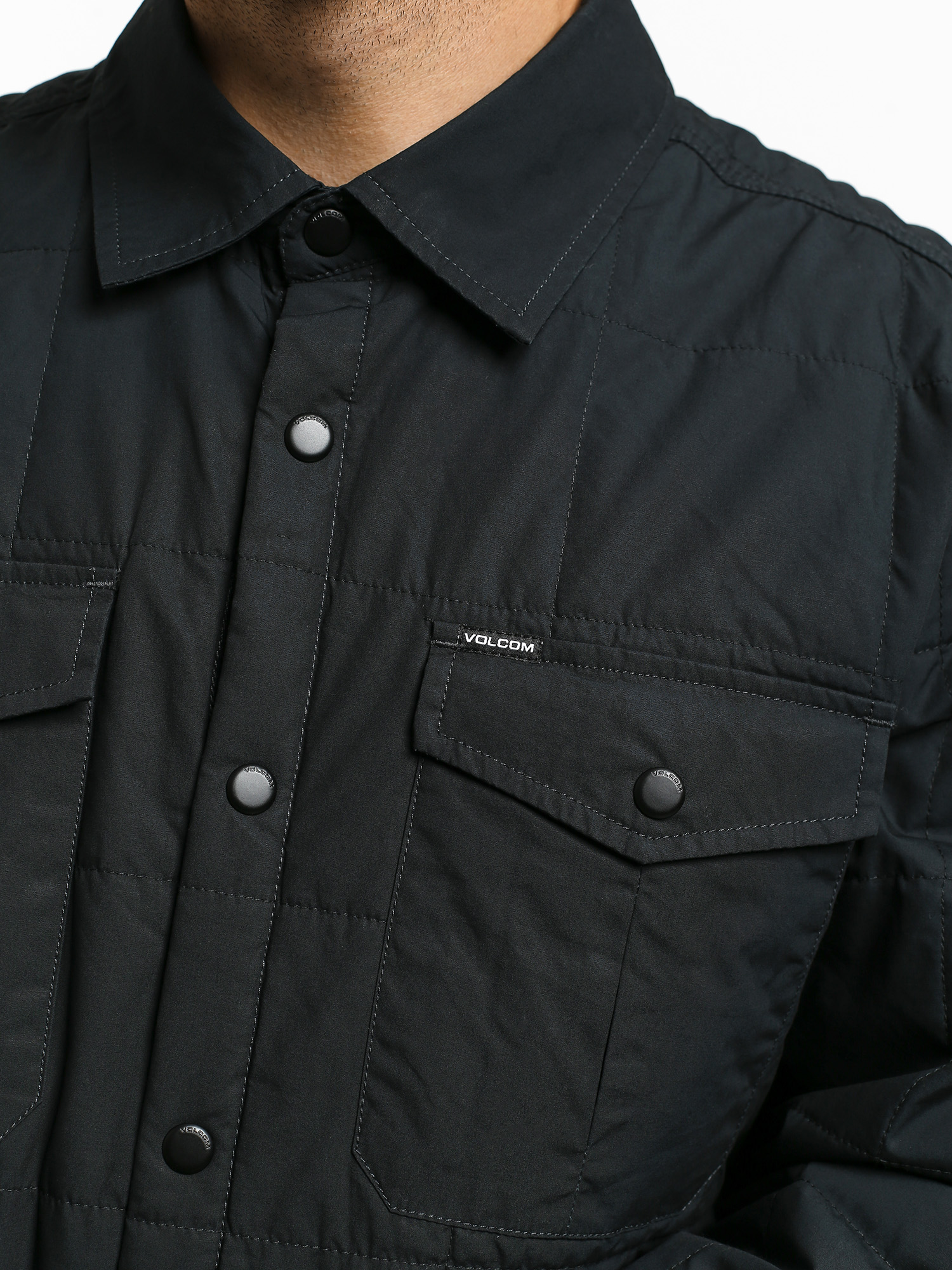 Kurtka Volcom Larkin Quilted (black)