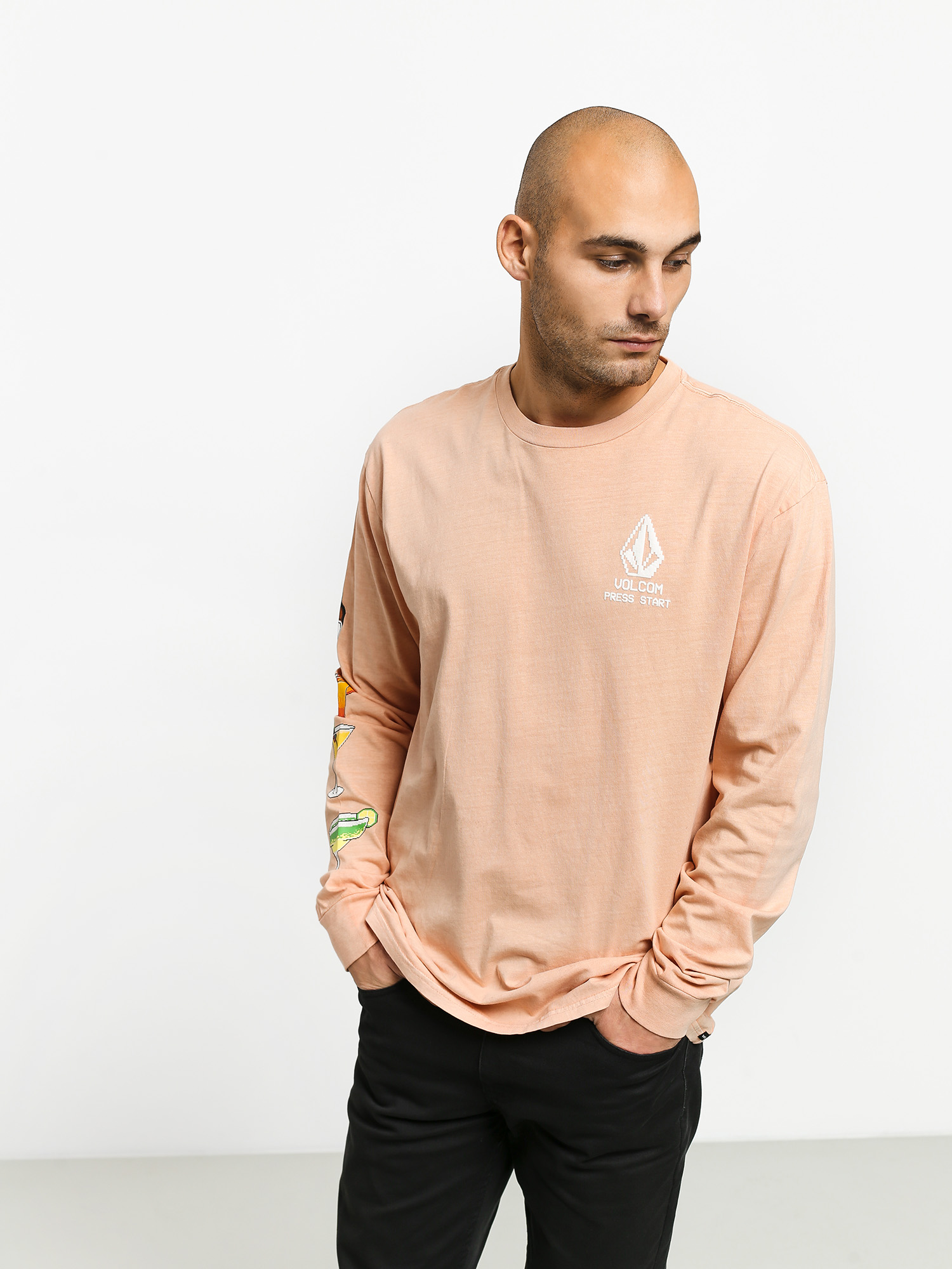 Longsleeve Volcom New High Score (reef pink)