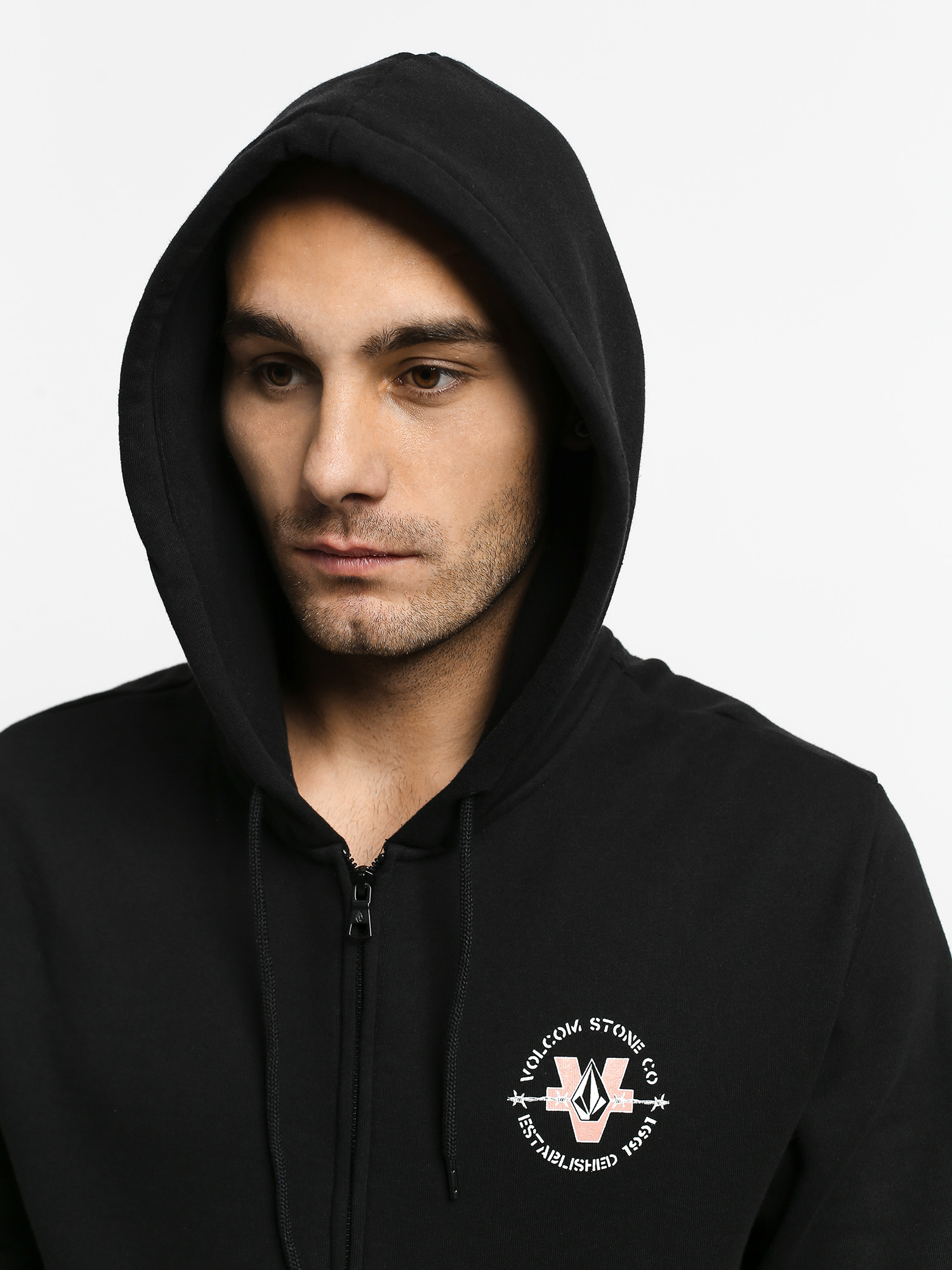 Bluza Volcom Supply Stone Zip (black)