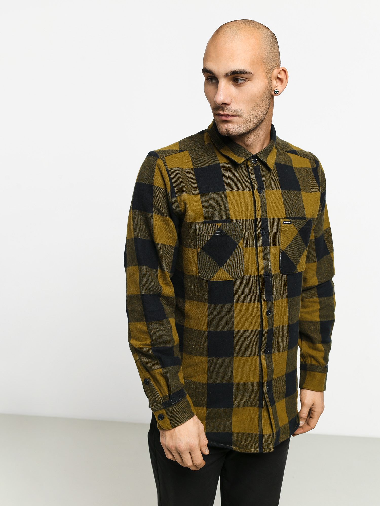 Koszula Volcom Shade Stone Ls (sonic green)
