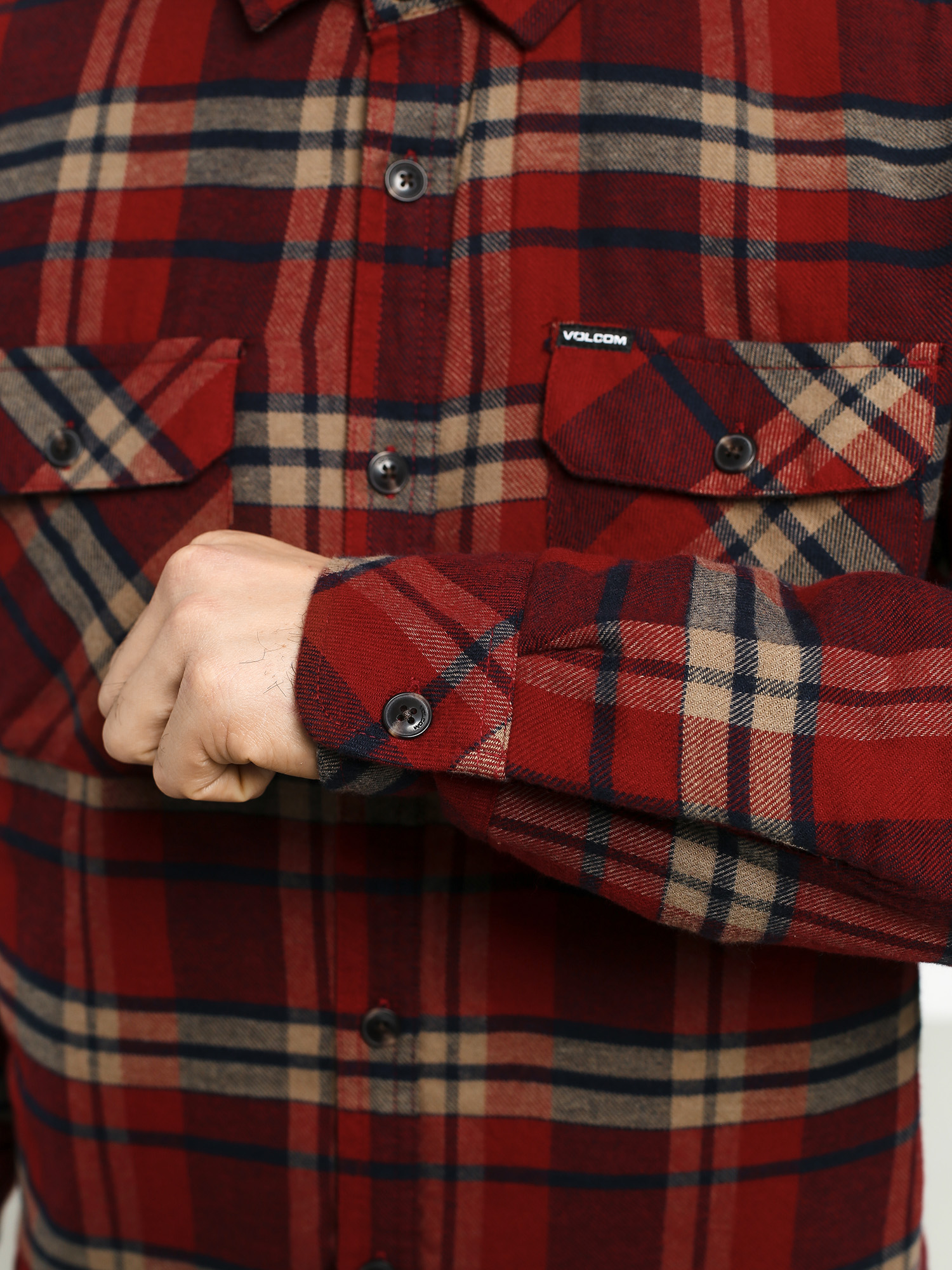 Koszula Volcom Belgrade Ls (deep red)