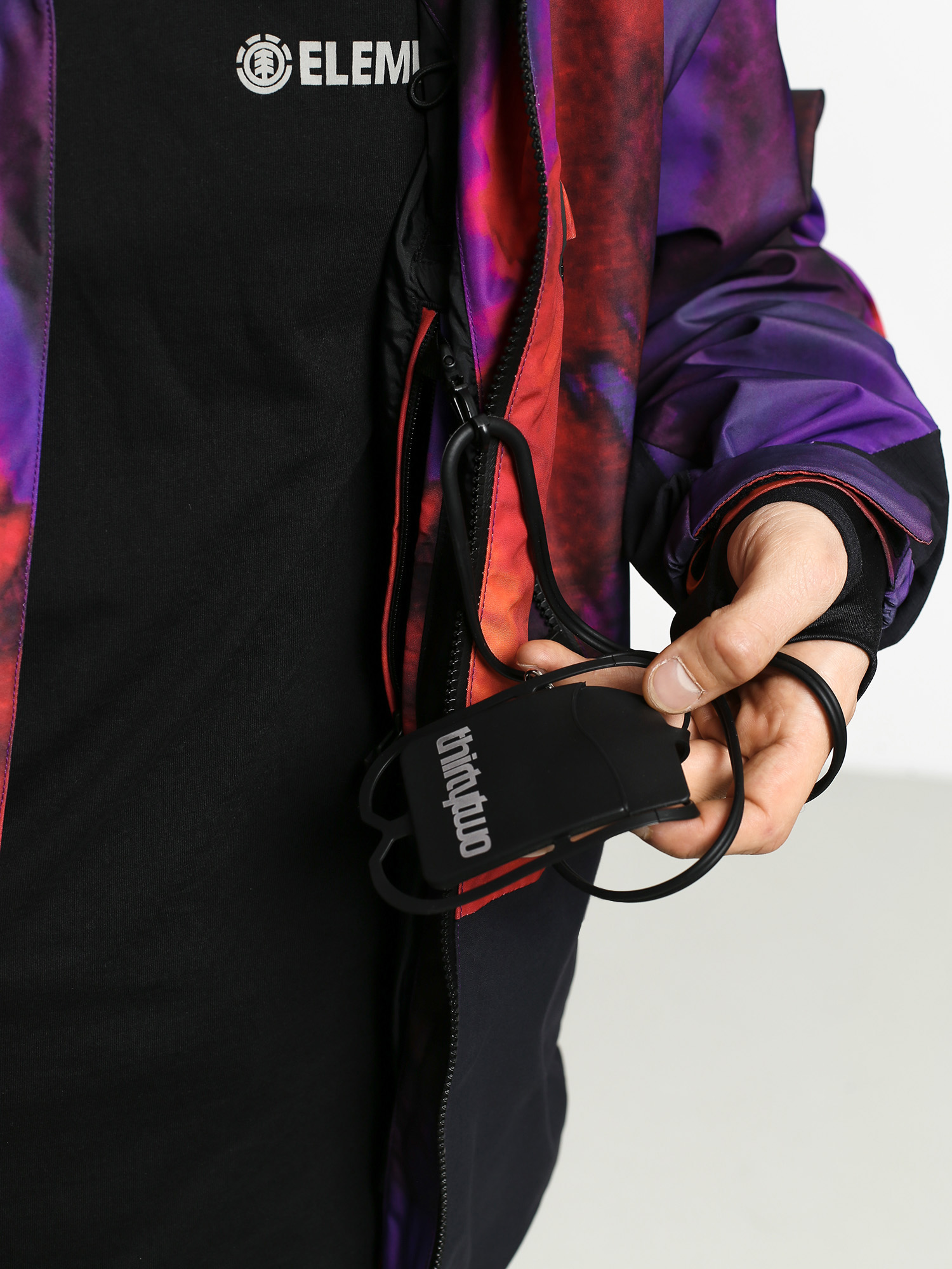 Męska Kurtka snowboardowa ThirtyTwo Mullair (black/purple)