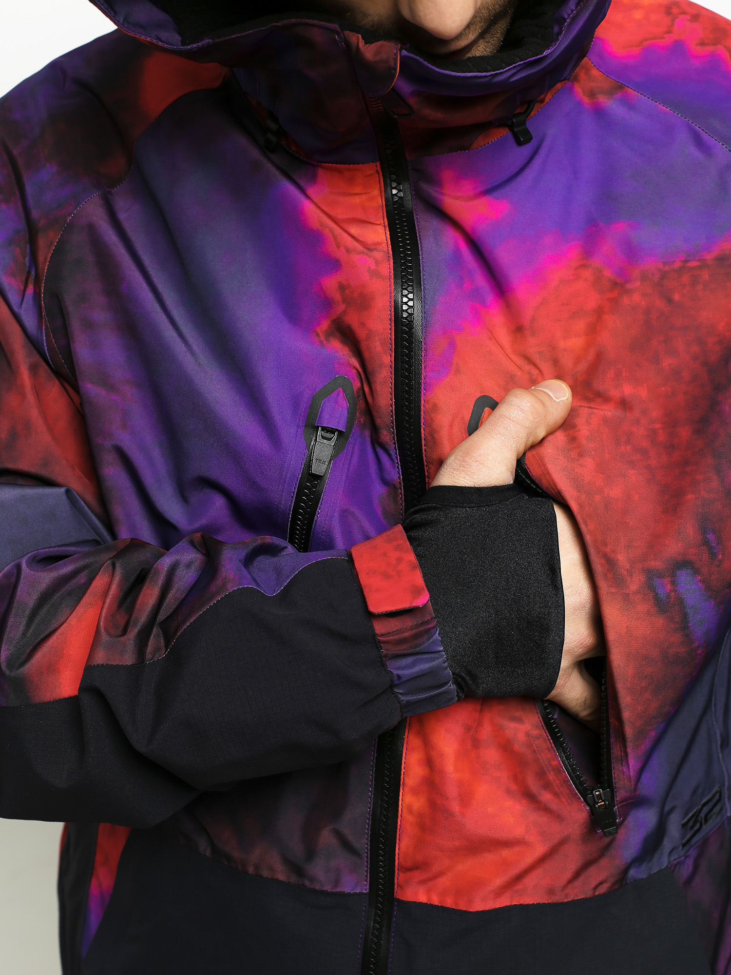 Męska Kurtka snowboardowa ThirtyTwo Mullair (black/purple)