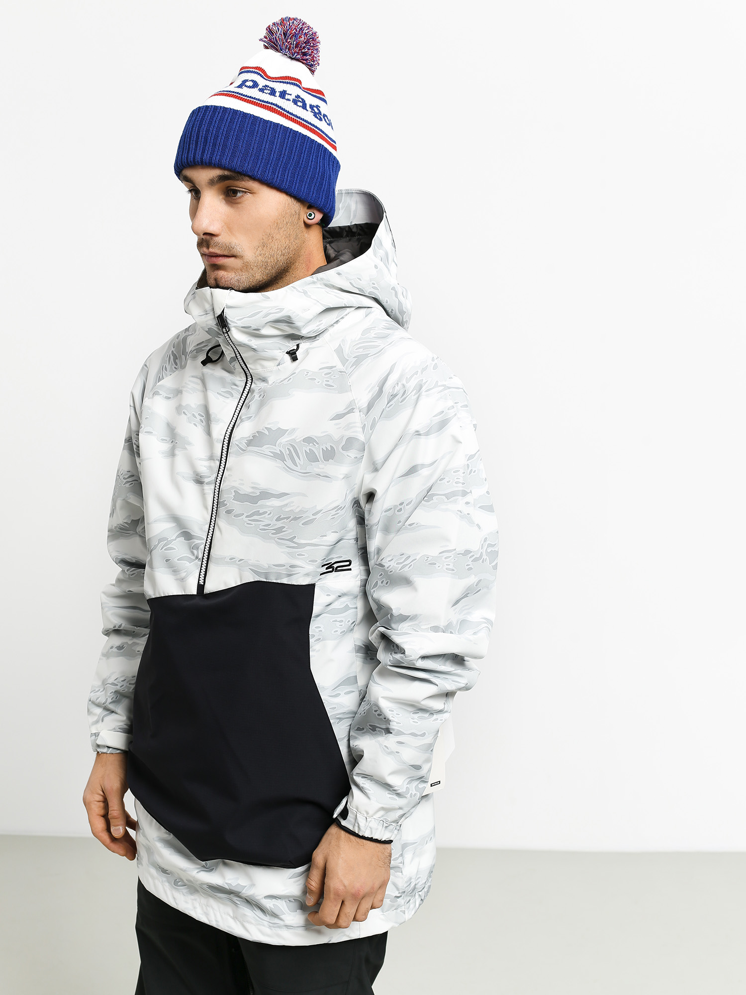 Męska Kurtka snowboardowa ThirtyTwo Jp Anorak (white/camo)