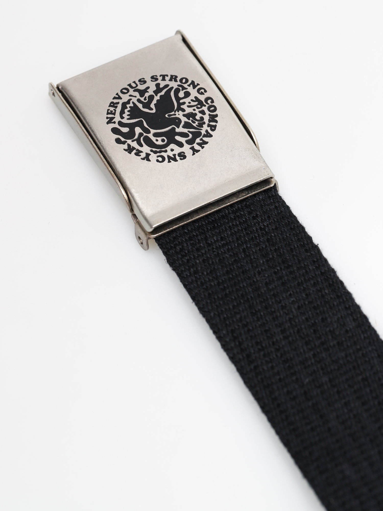 Pasek Nervous Stain (black/silver)