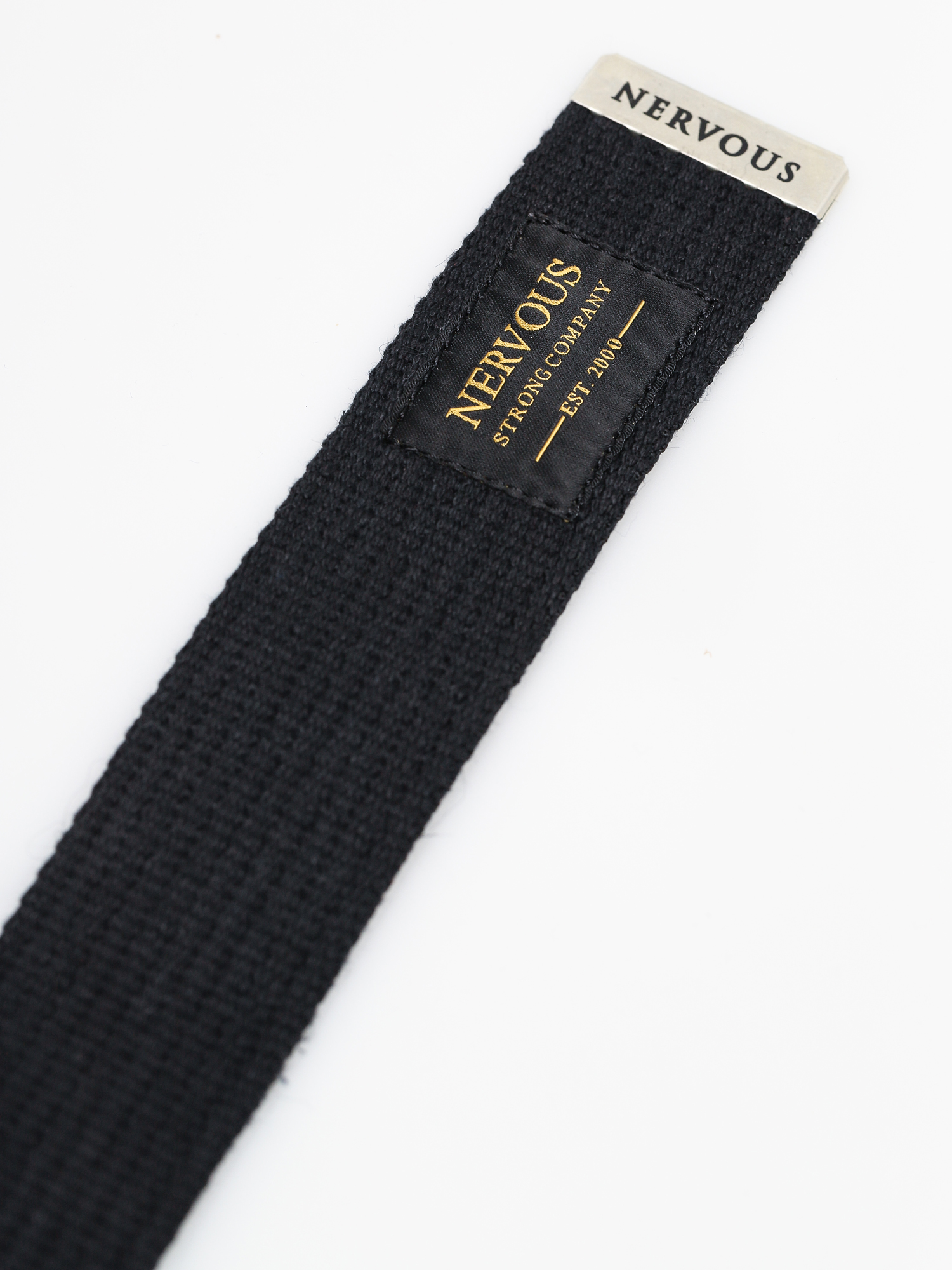 Pasek Nervous Court (black/silver)