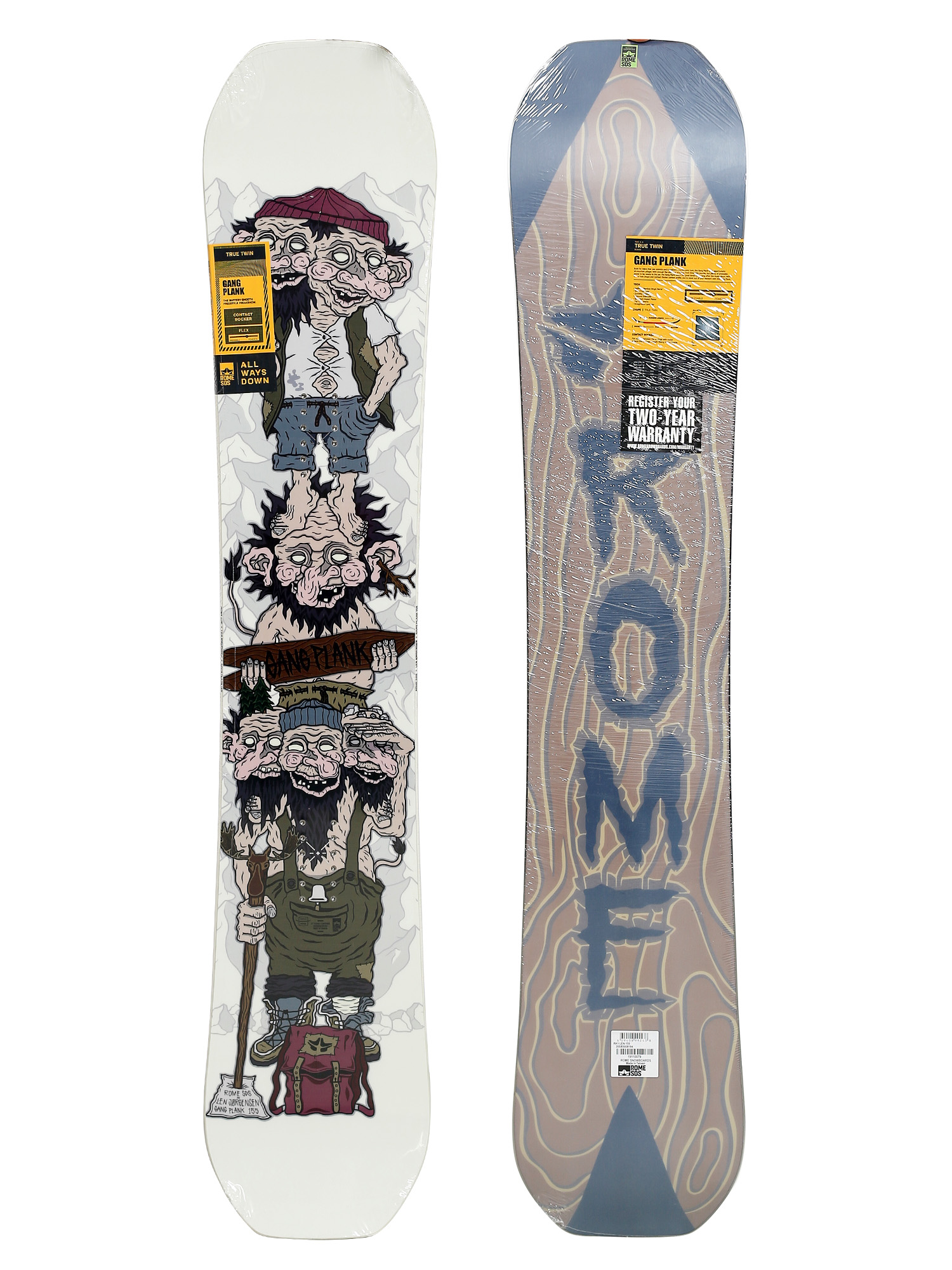 Męska Deska snowboardowa Rome Len's RK1 Gang Plank (multi)