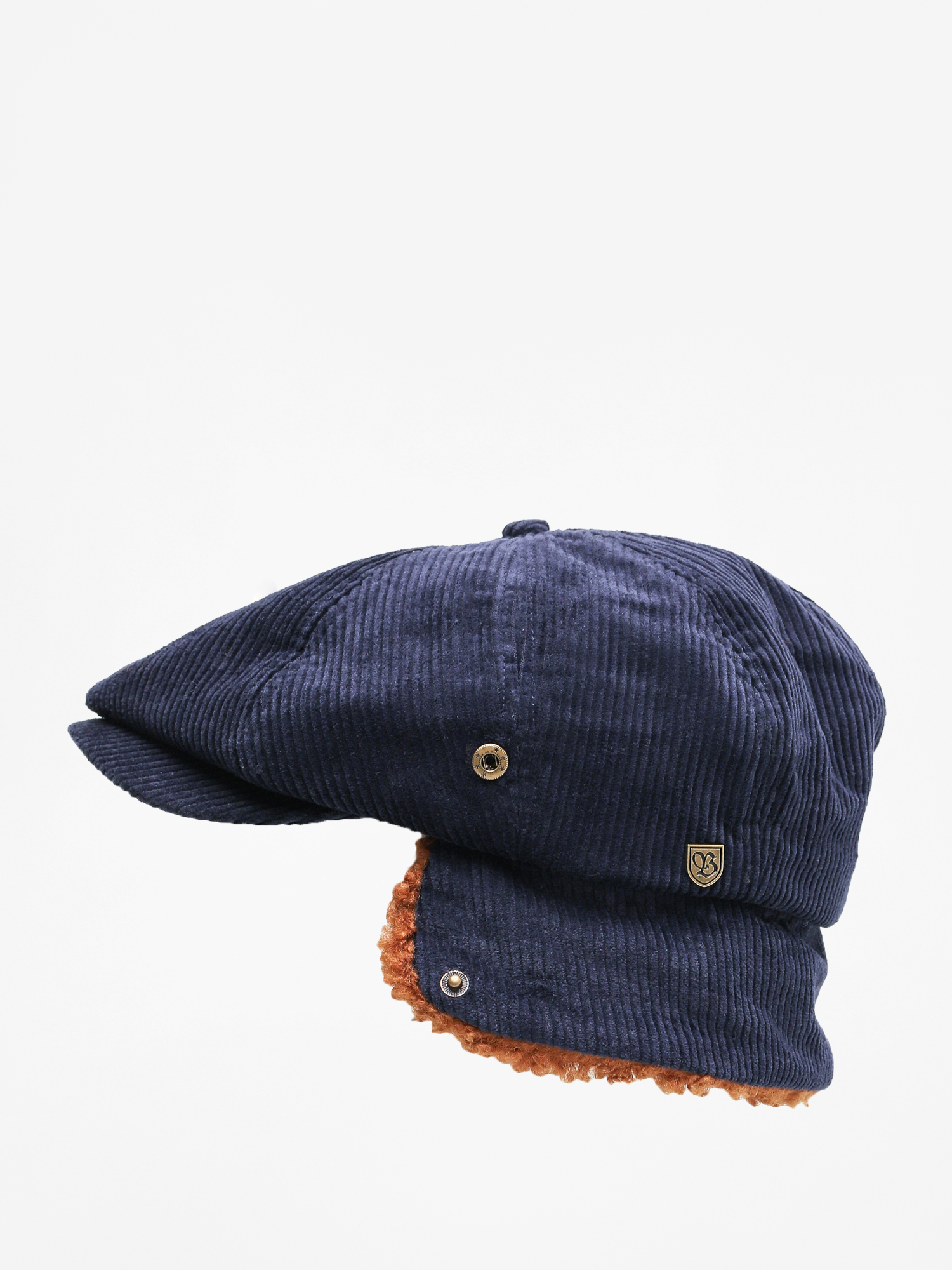 Kaszkiet Brixton Brood Earflap Snap ZD (washed navy)