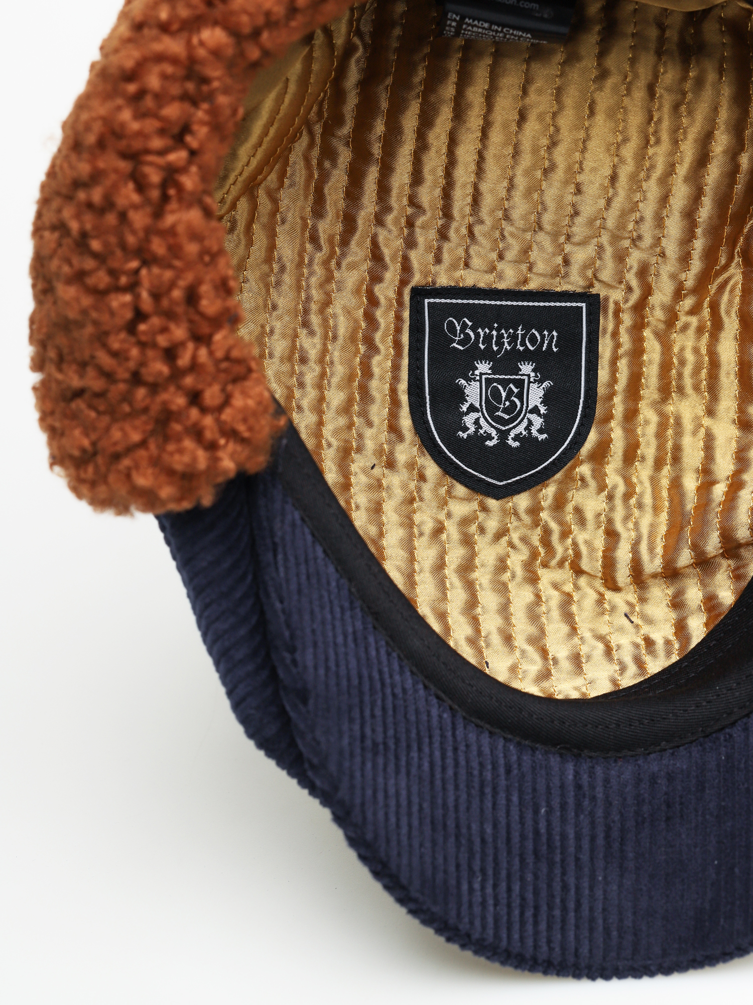 Kaszkiet Brixton Brood Earflap Snap ZD (washed navy)