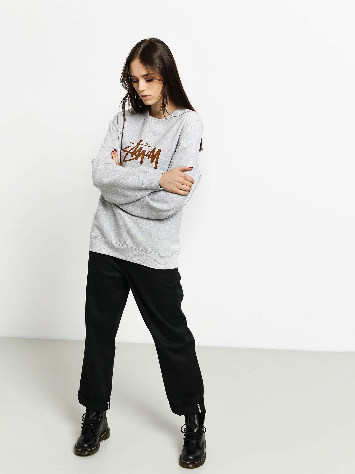 Bluza Stussy Stock Wmn (ash heather)