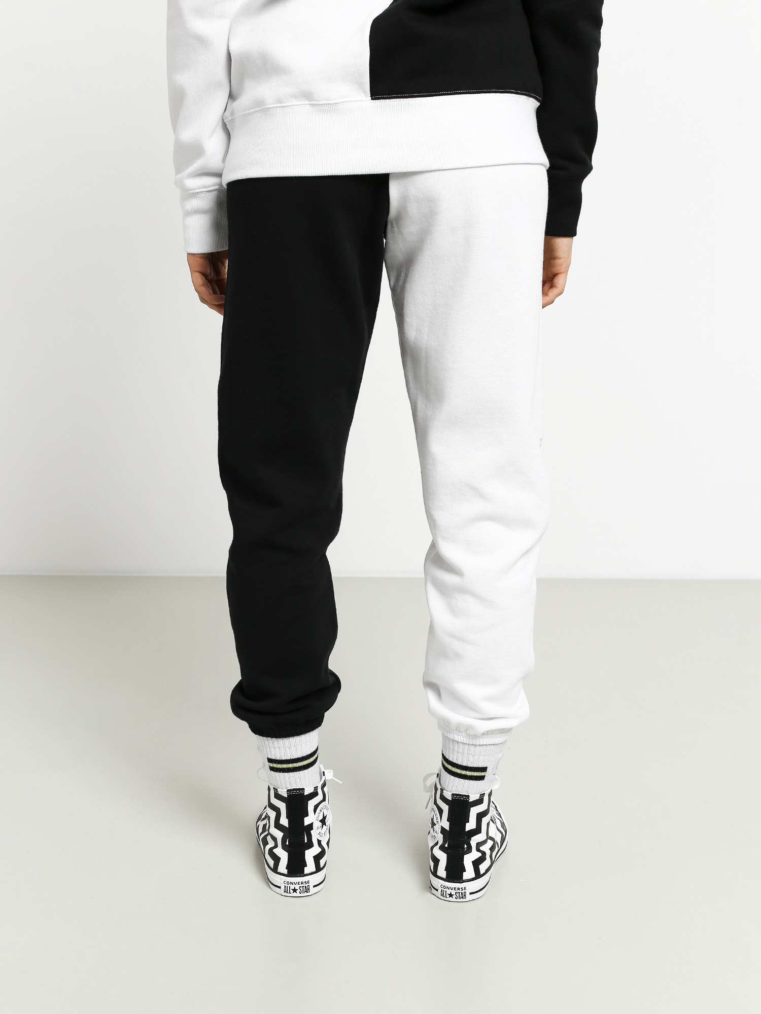 Spodnie Volcom Vol Stone Flc Wmn (black white)