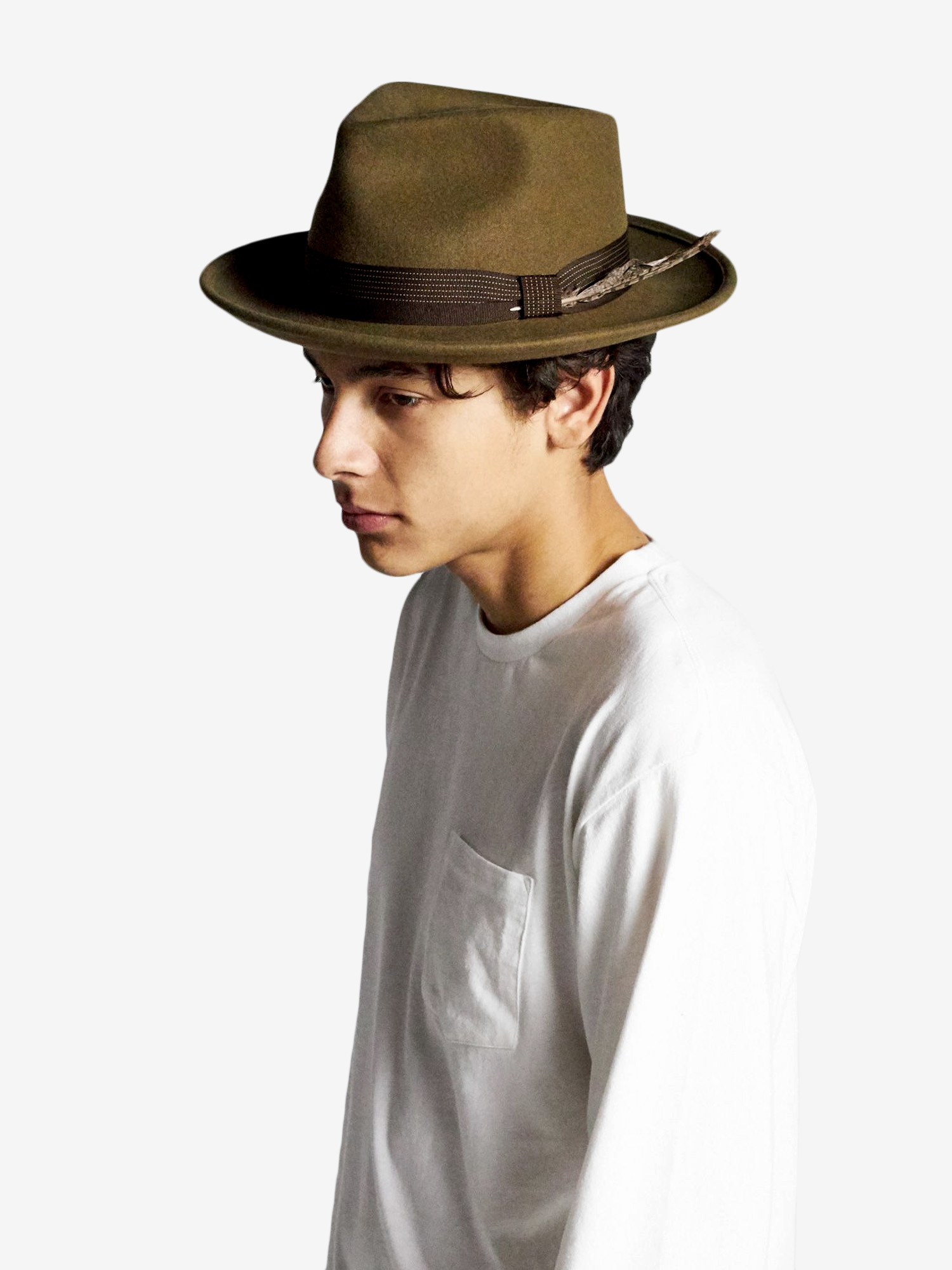 Kapelusz Brixton Swindle II Fedora (olive)