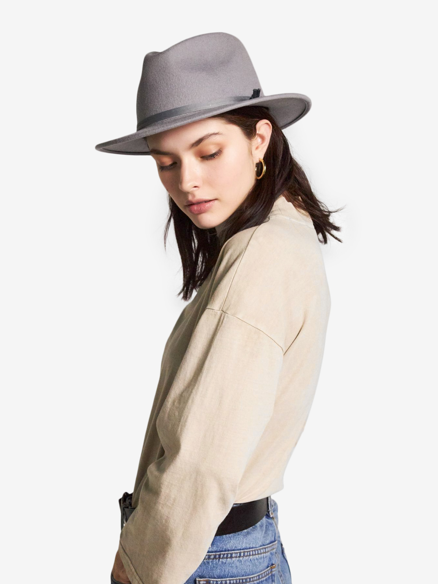 Kapelusz Brixton Coleman Fedora (aluminum)