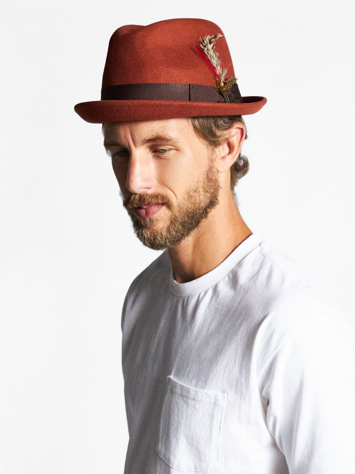 Kapelusz Brixton Gain Fedora (picante)