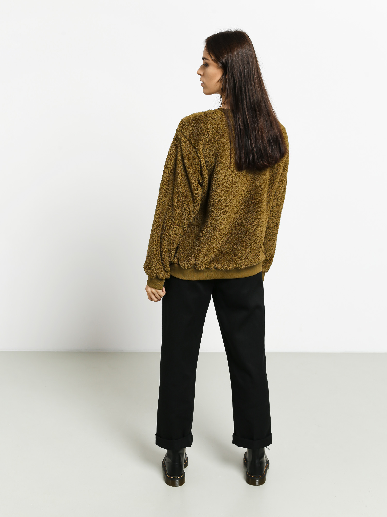 Bluza Stussy Pilar Sherpa Wmn (olive)
