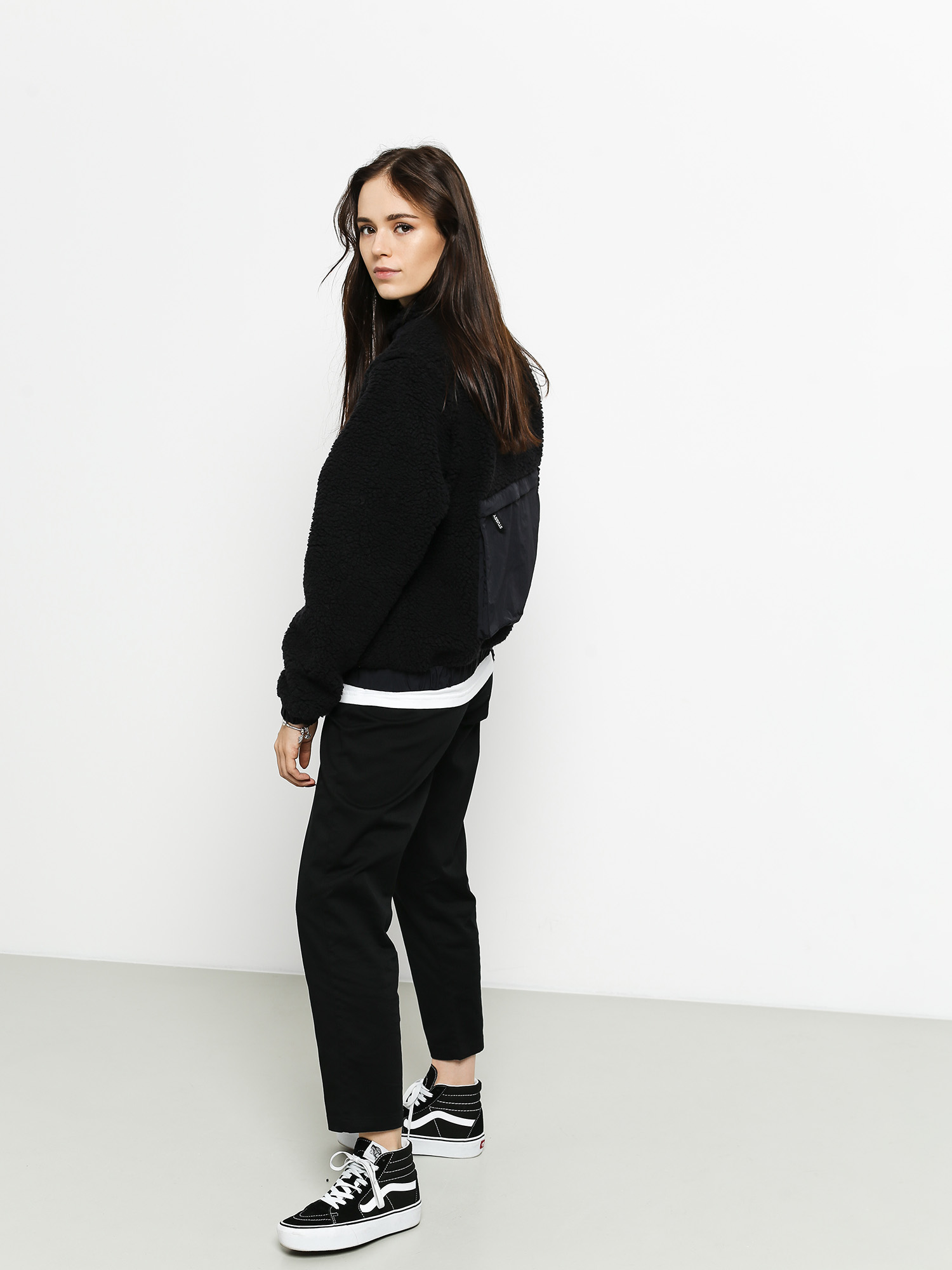 Kurtka Stussy Convertible Sherpa Wmn (black)