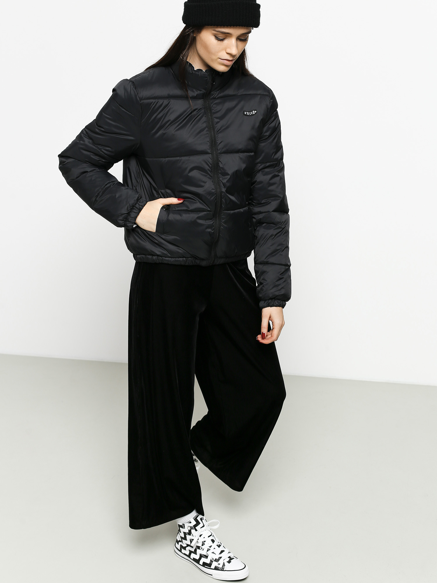 Kurtka Volcom Puffs N Stuf Rev Wmn (black)