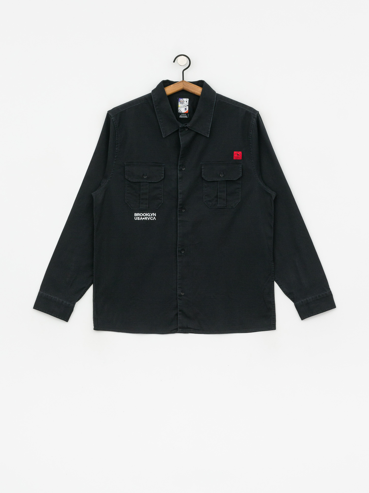 Koszula RVCA Smith Street Ls (black)