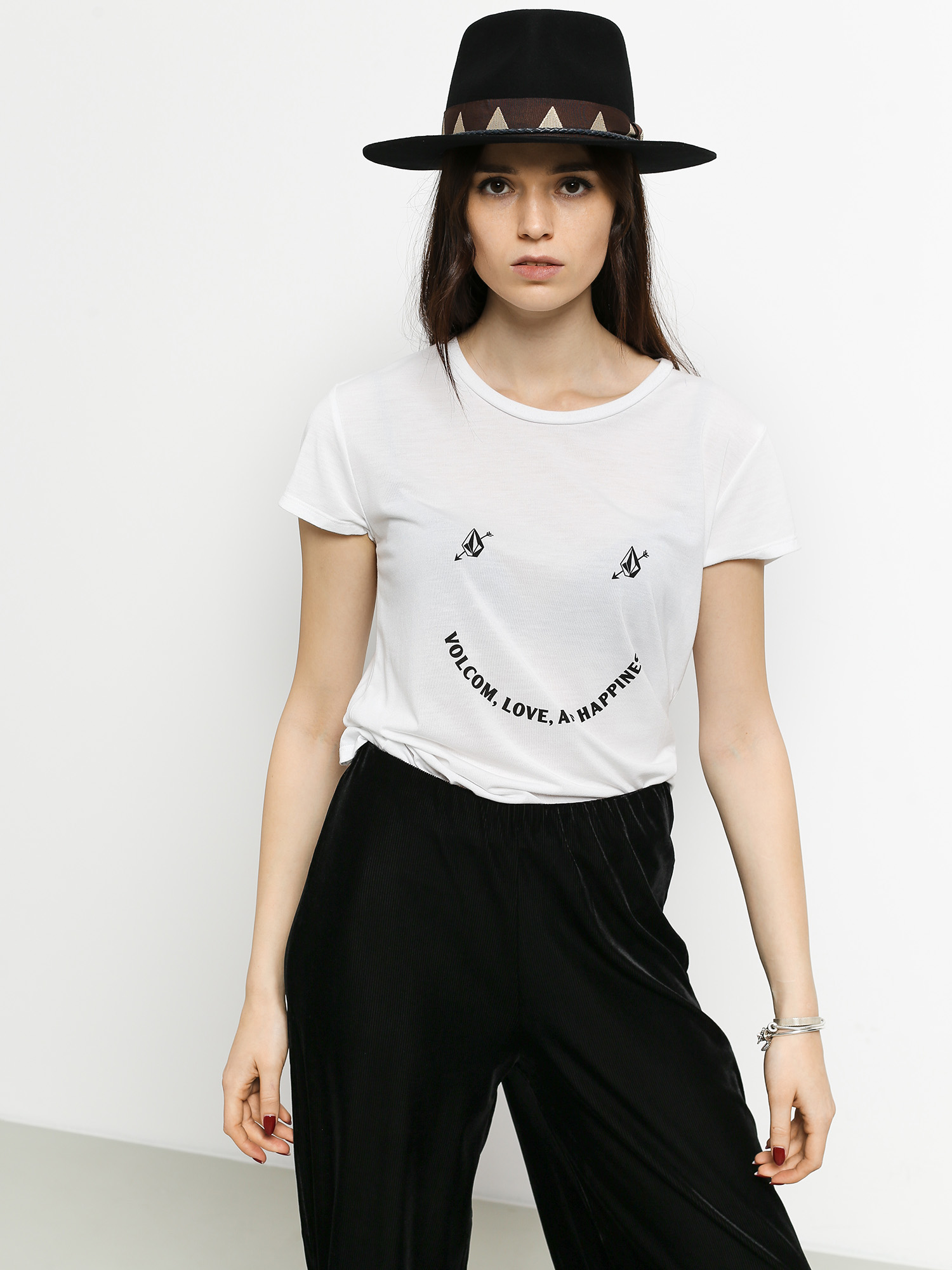 T-shirt Volcom Easy Babe Rad 2 Wmn (wht)