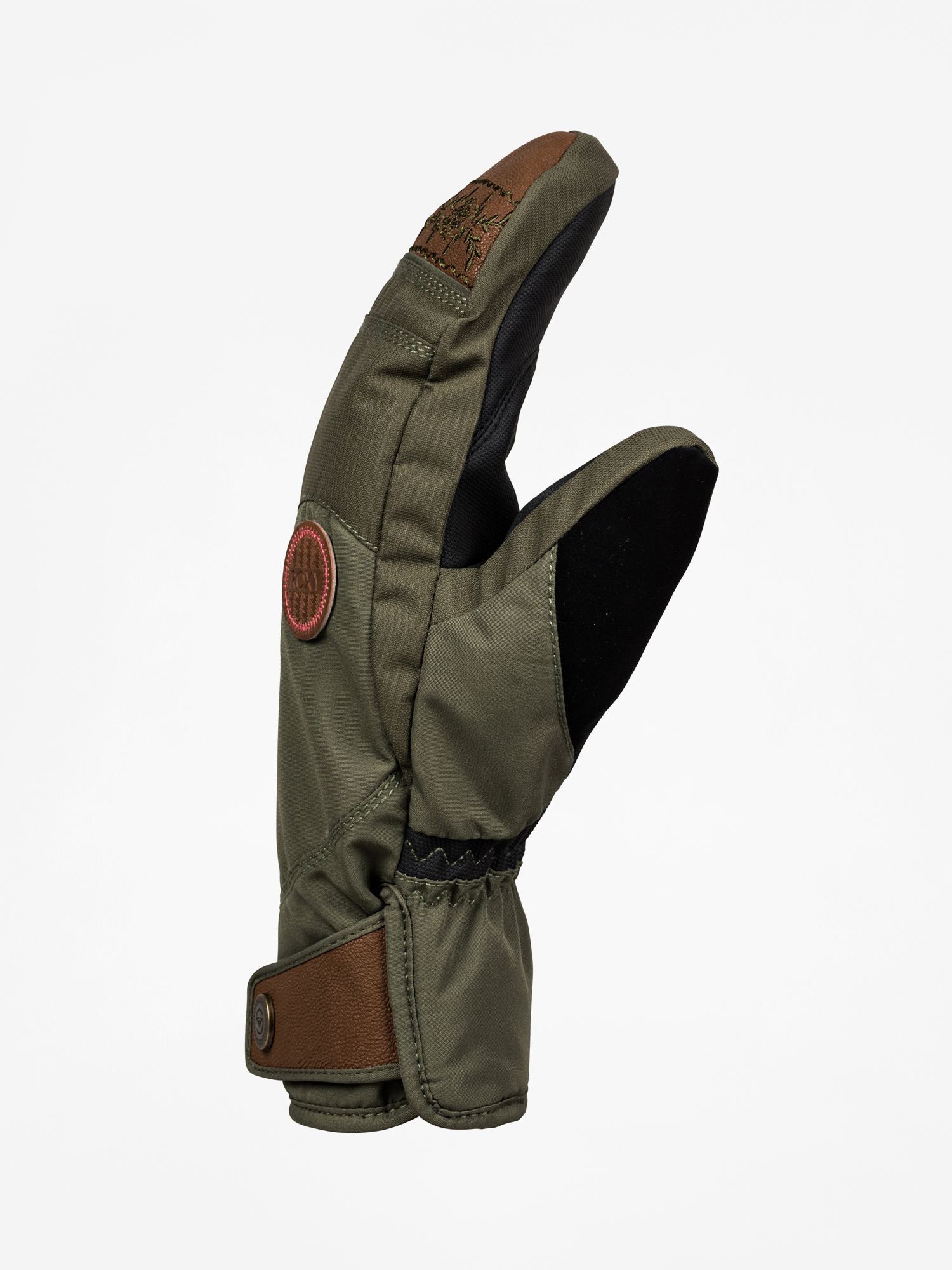Rękawice Roxy Vermont Spindye Mitt Wmn (ivy green)